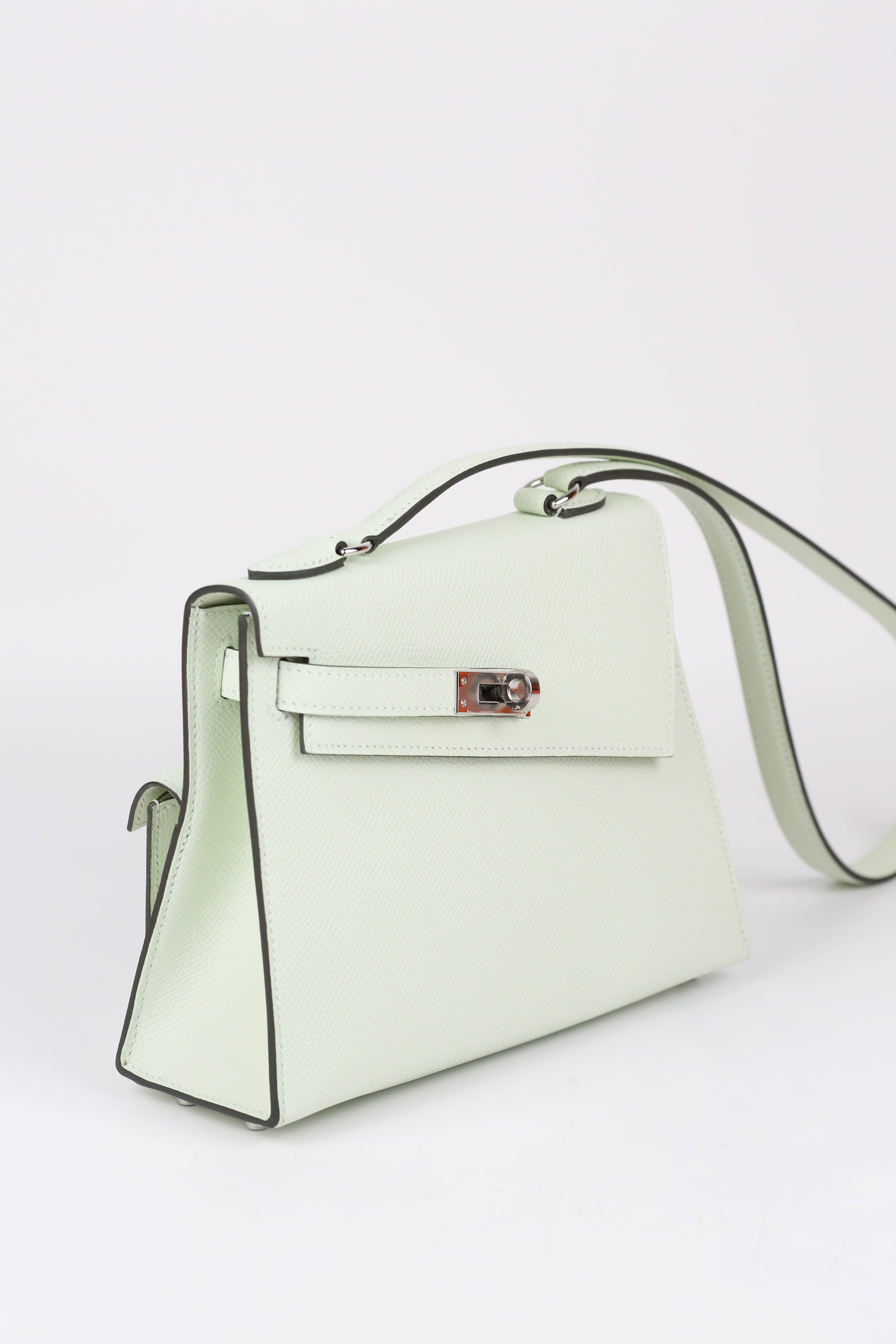 HERMÈS KELLY DESORDRE VERT FIZZ B STAMP