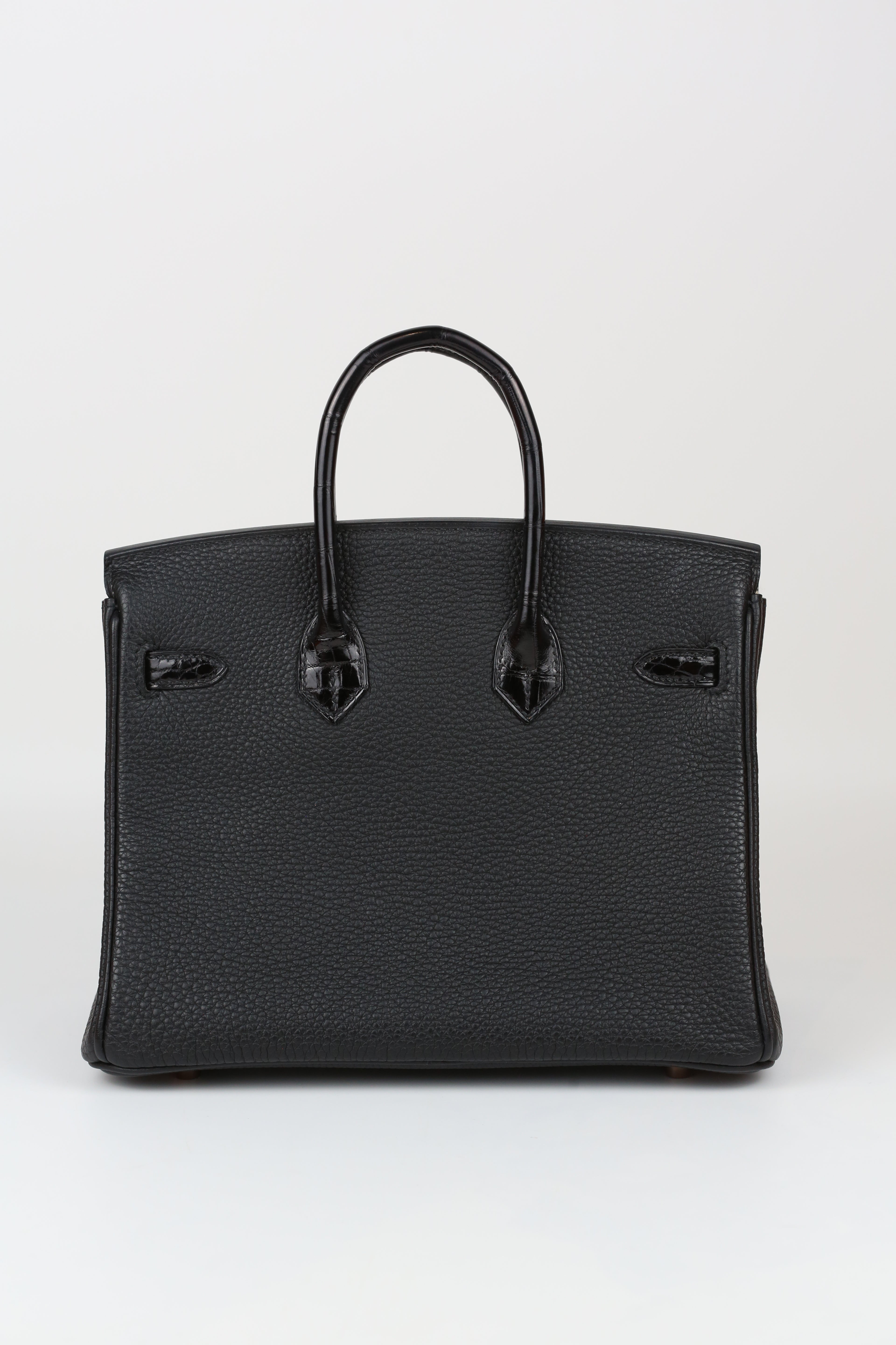 HERMÈS BIRKIN25 TOUCH BLACK GOLD