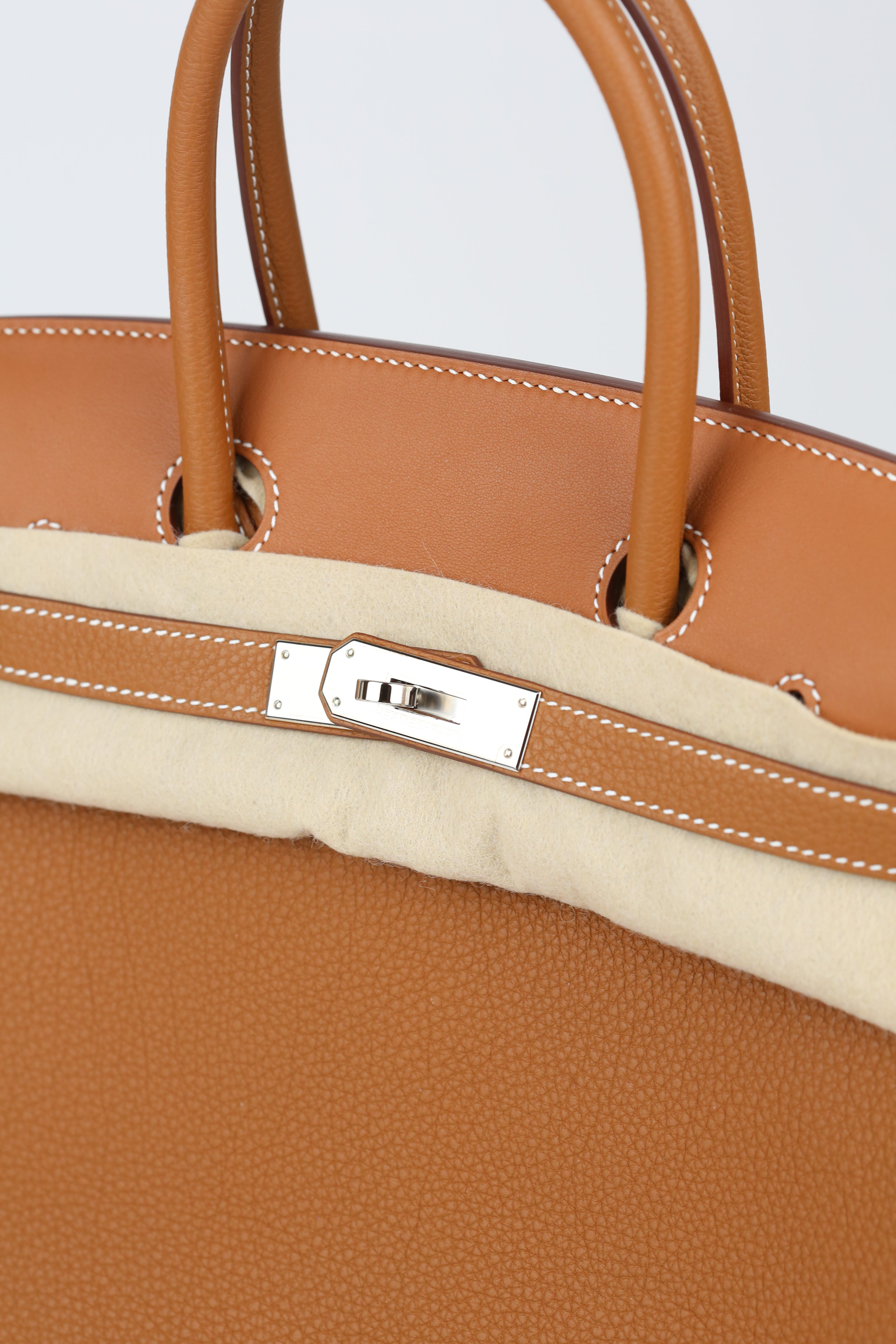HERMÈS BIRKIN30 GOLD TOGO U STAMP