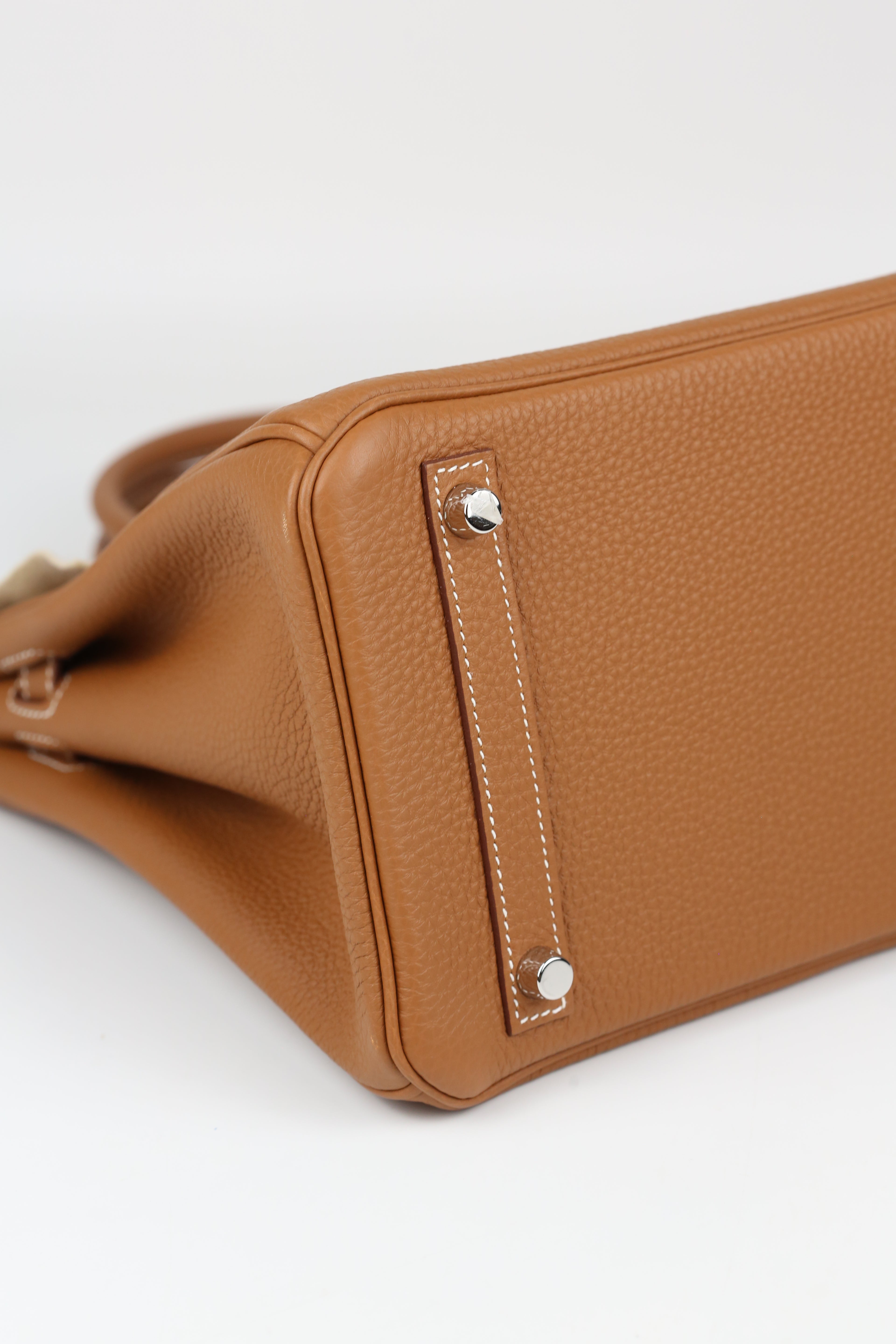 HERMÈS BIRKIN30 GOLD TOGO U STAMP