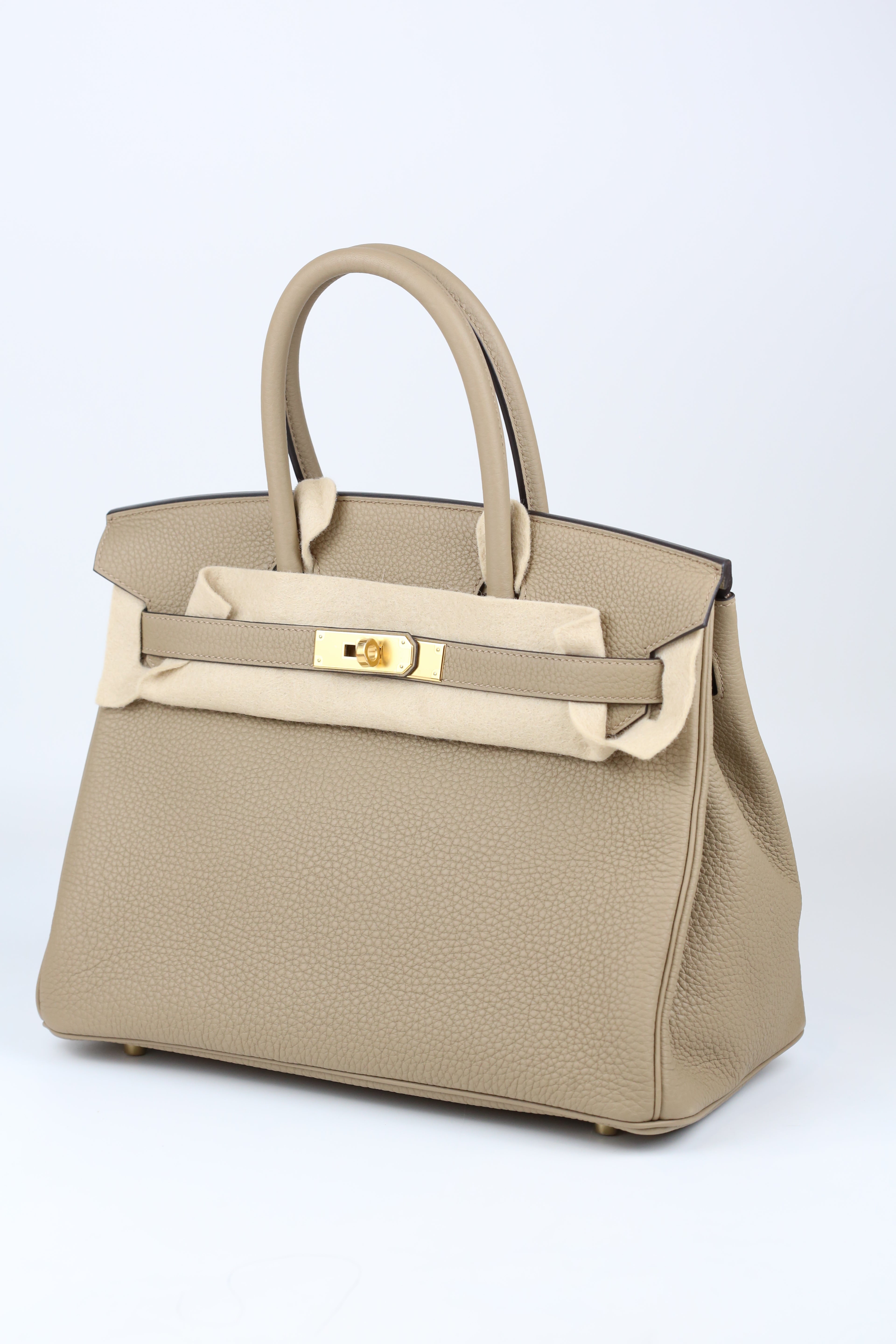 HERMÈS BIRKIN30 BEIGE MARFA TOGO