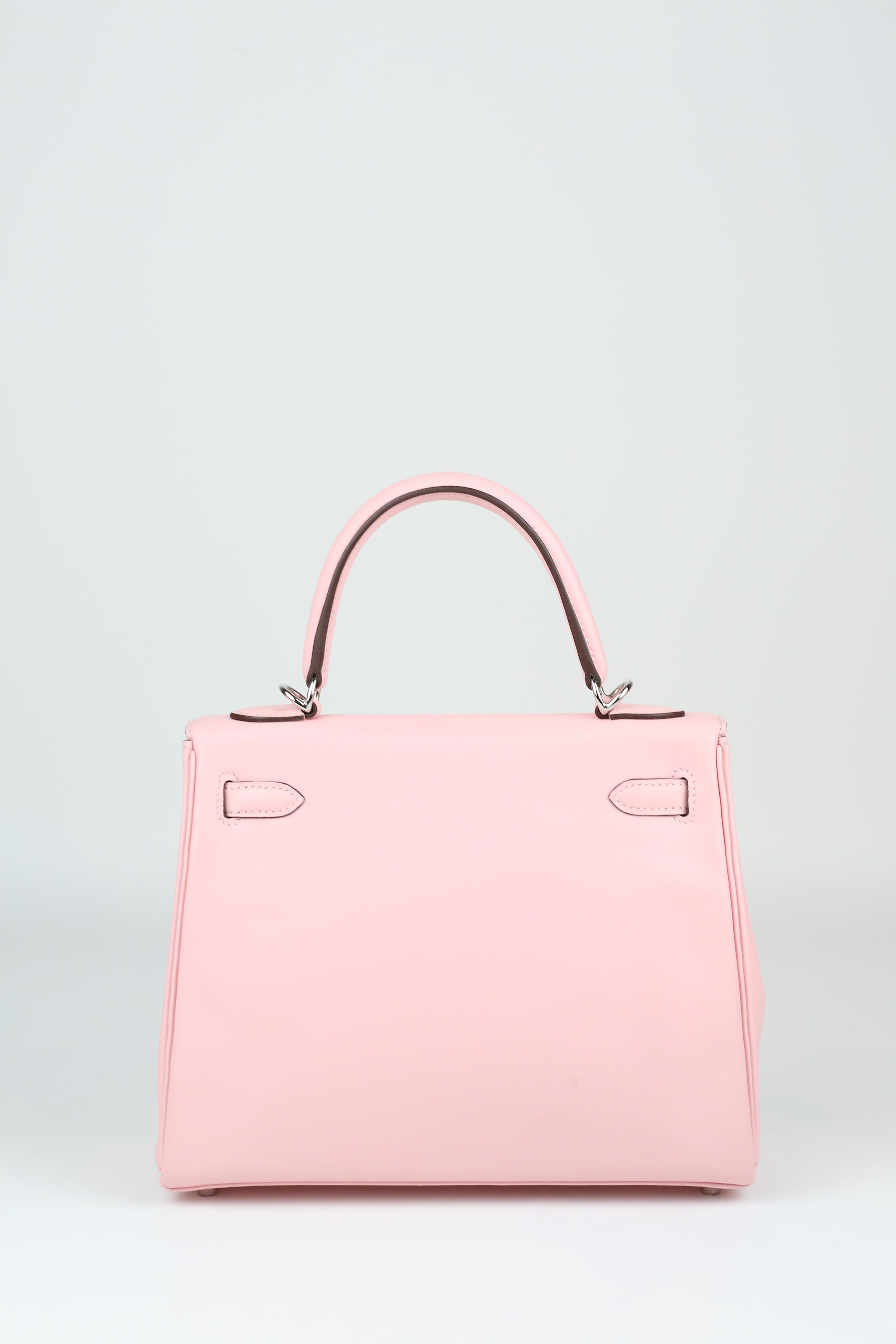 HERMÈS KELLY25 ROSE SAKURA SILVER