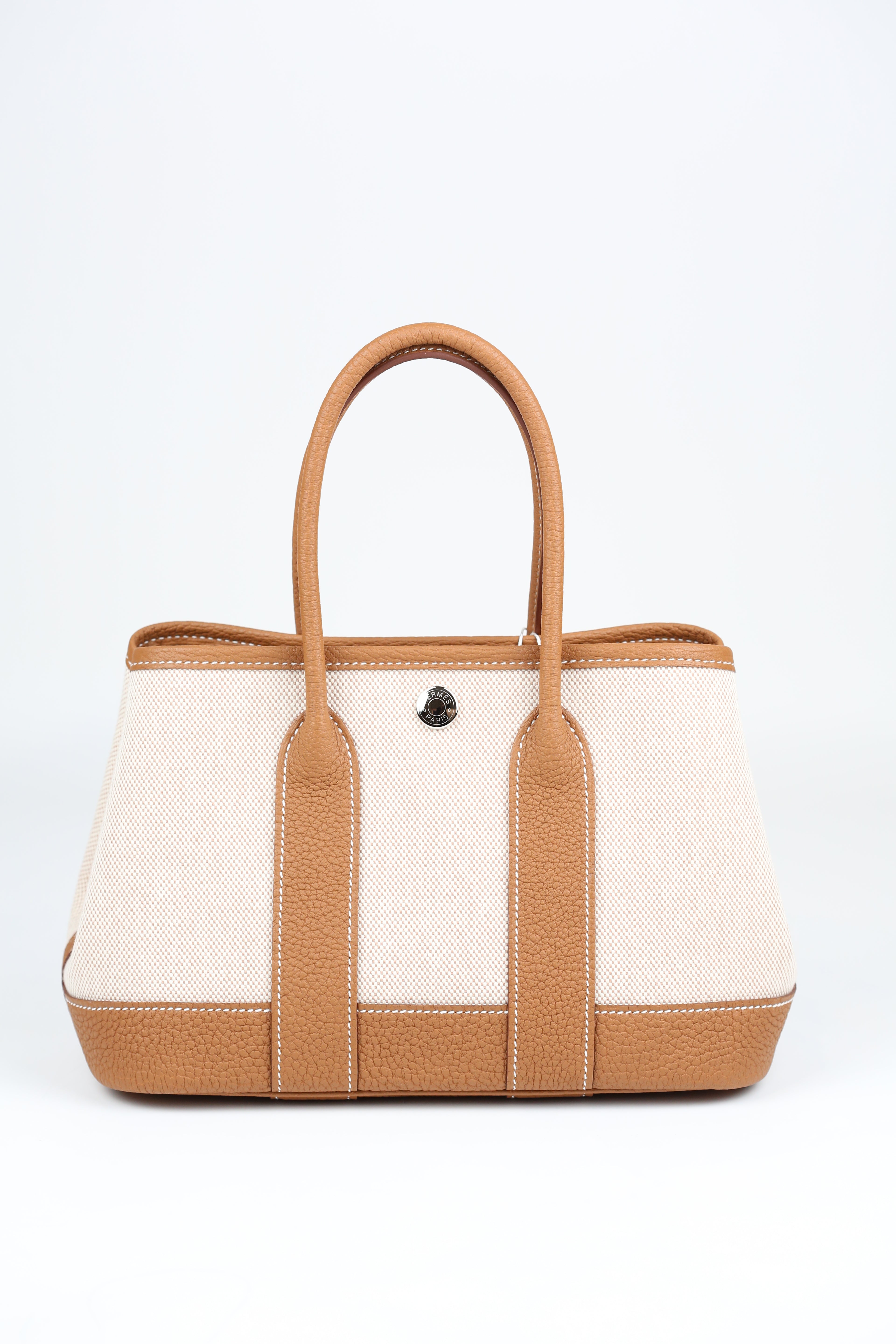 HERMÈS Mini Garden Party Gold