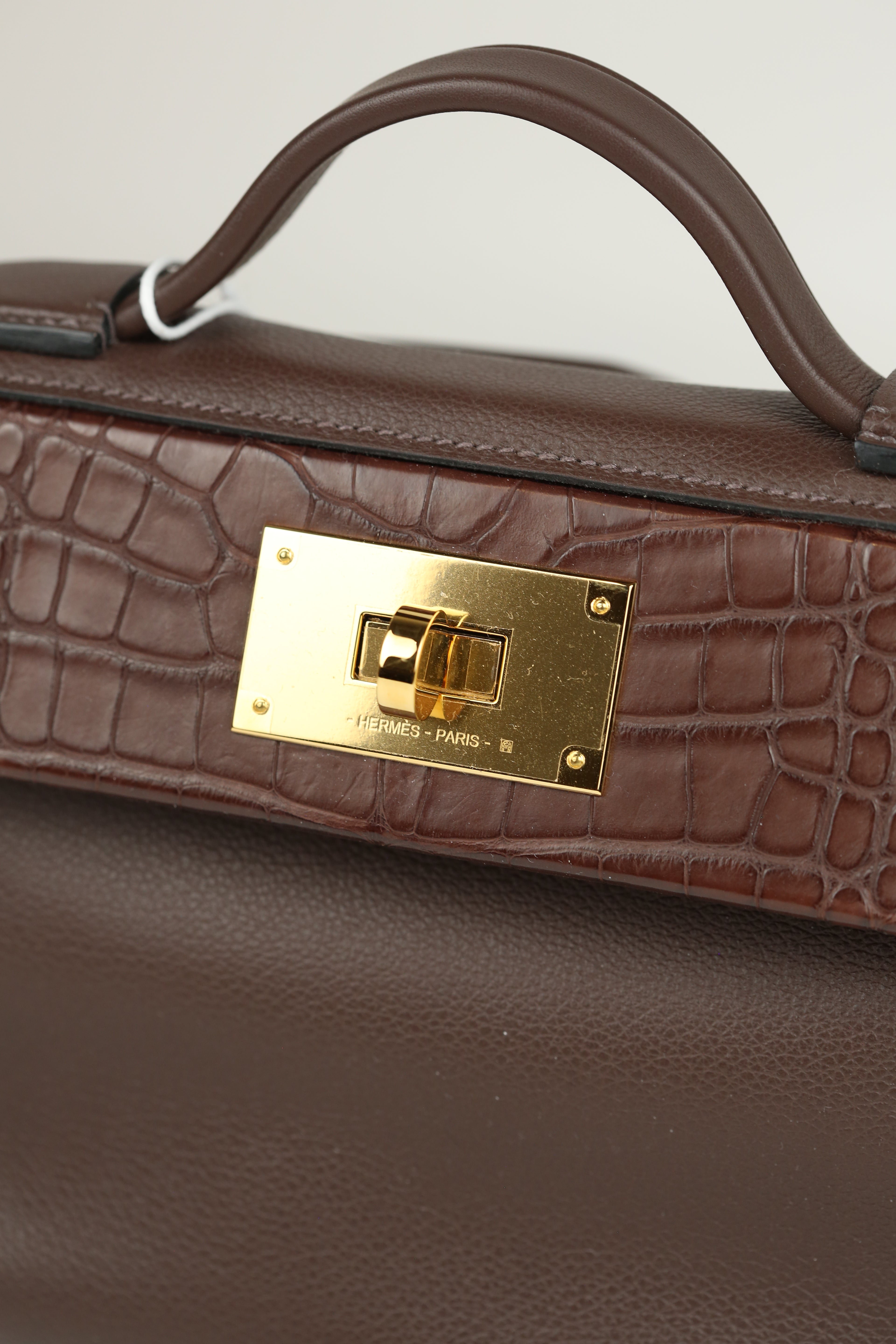 HERMÈS 2424 Mini touch Moka Gold