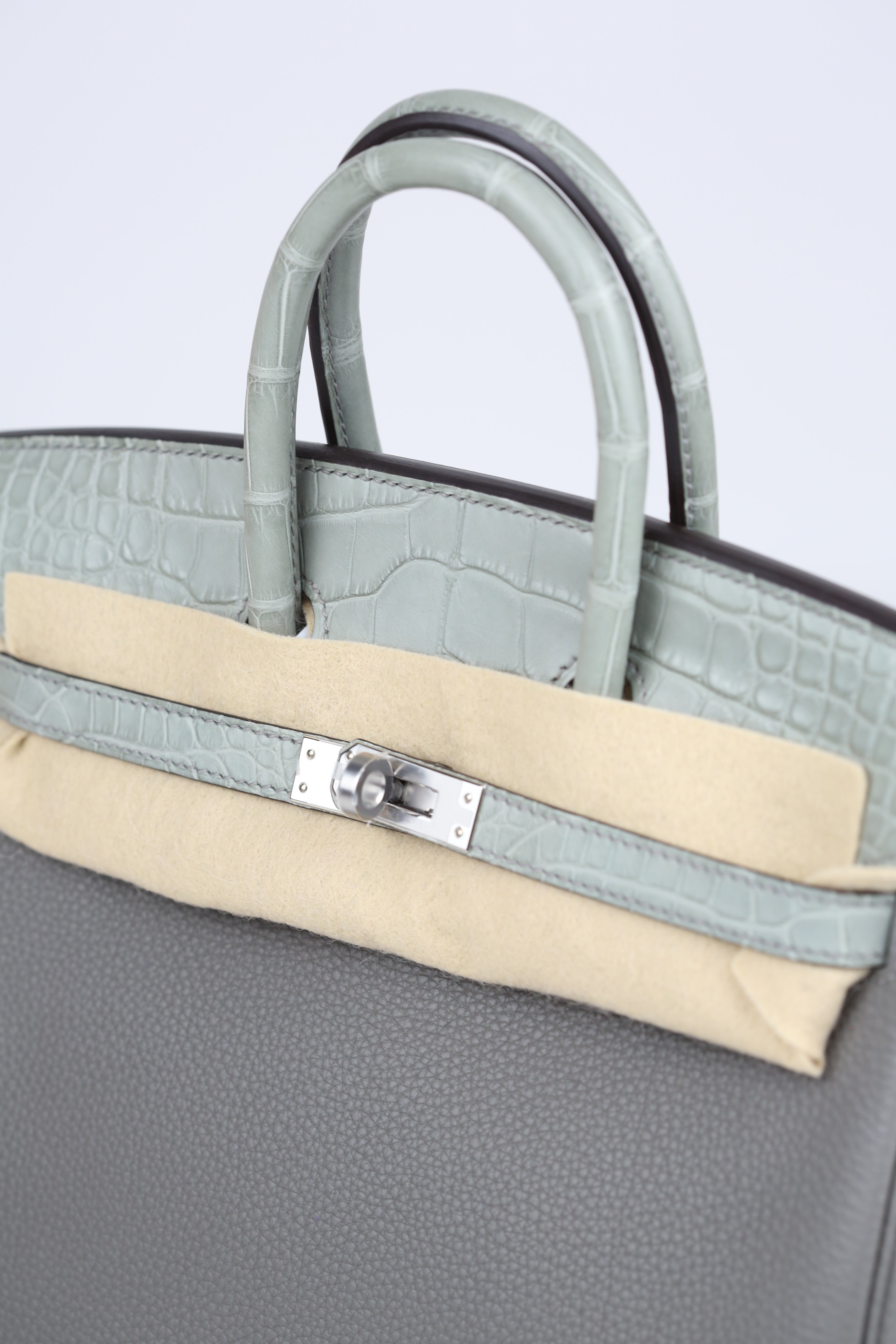 HERMÈS BIRKIN25 TOUCH SILVER