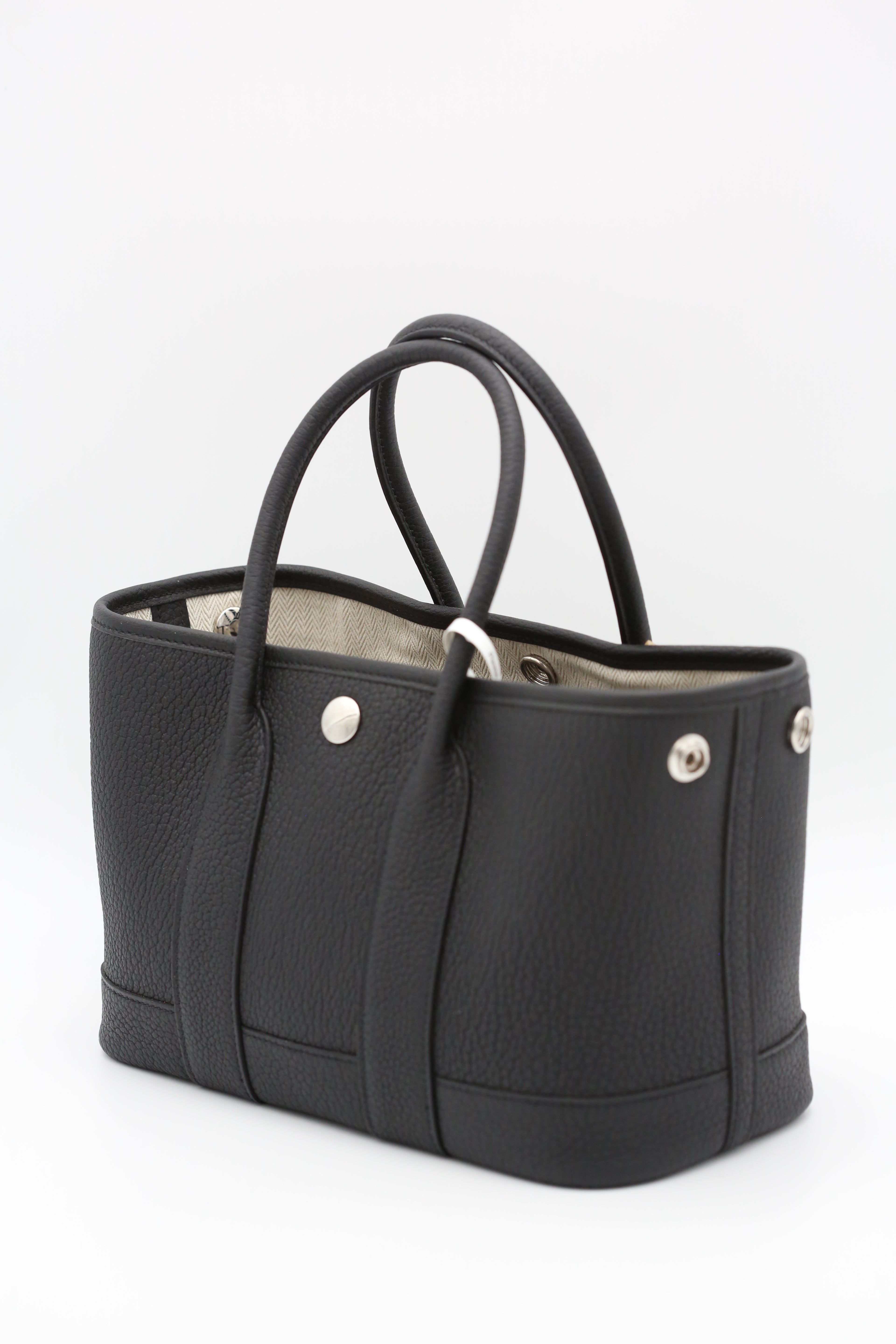 HERMÈS Mini Garden Party Noir Togo