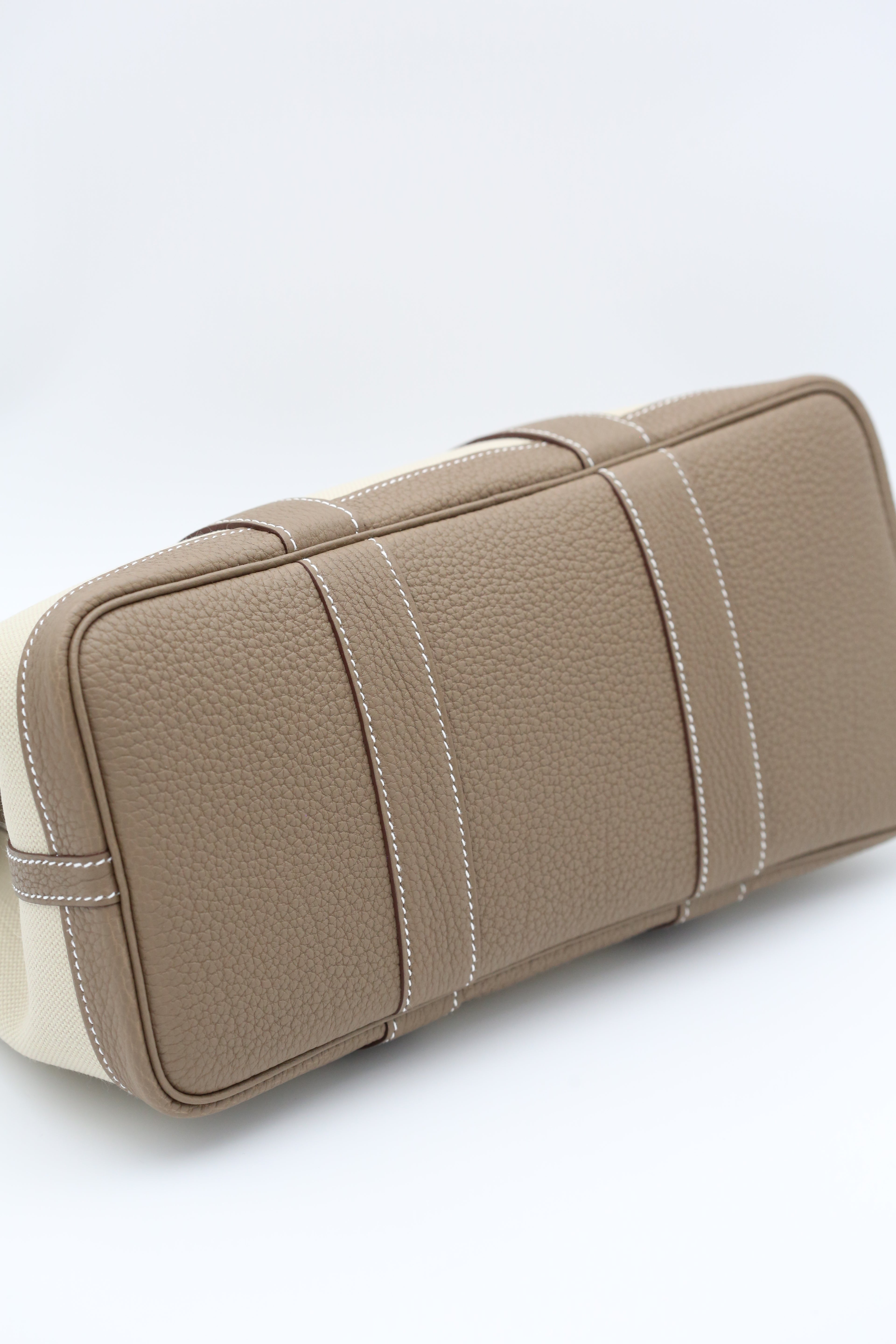 HERMÈS GARDEN30 ETOUPE CANVAS