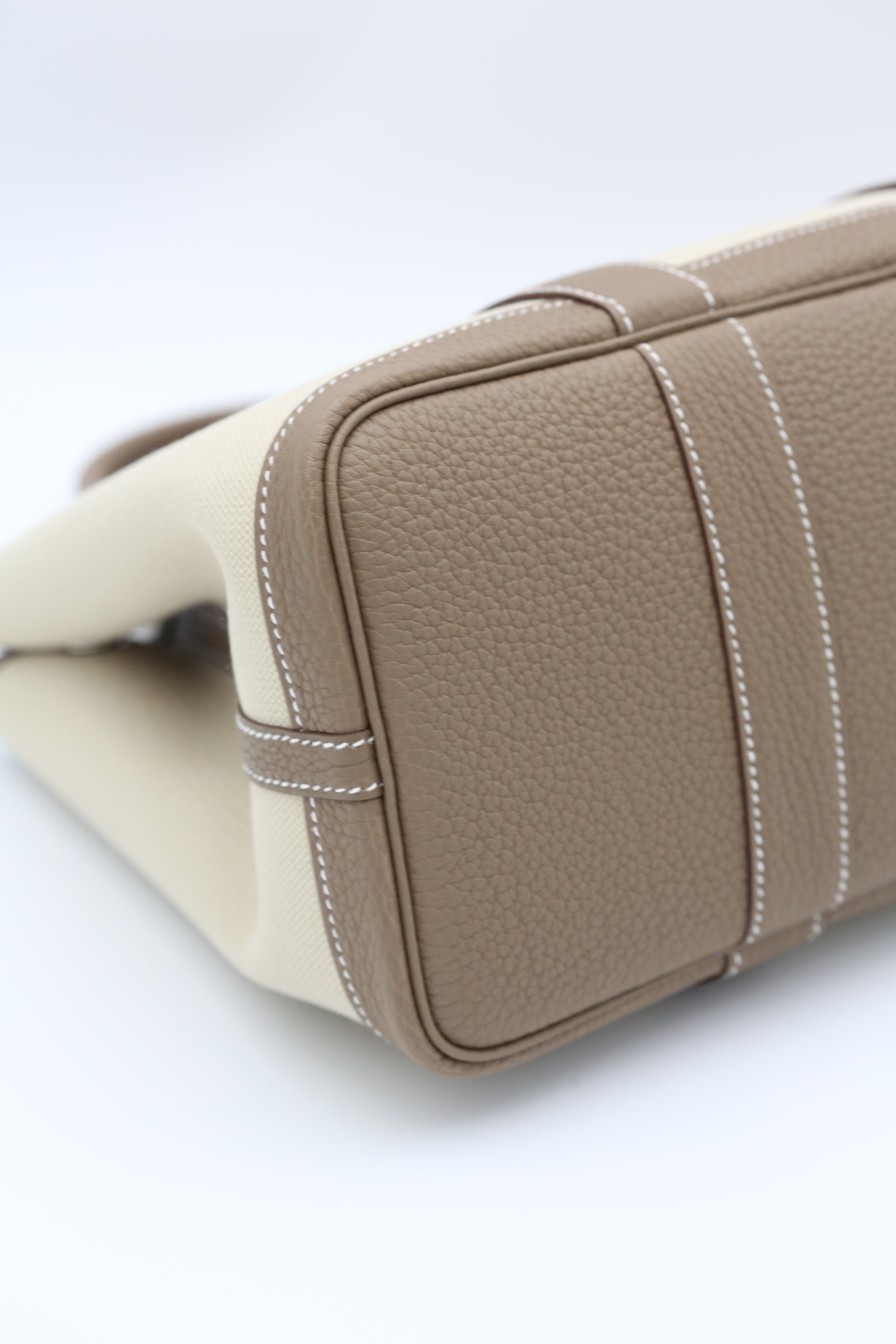 HERMÈS GARDEN30 ETOUPE CANVAS