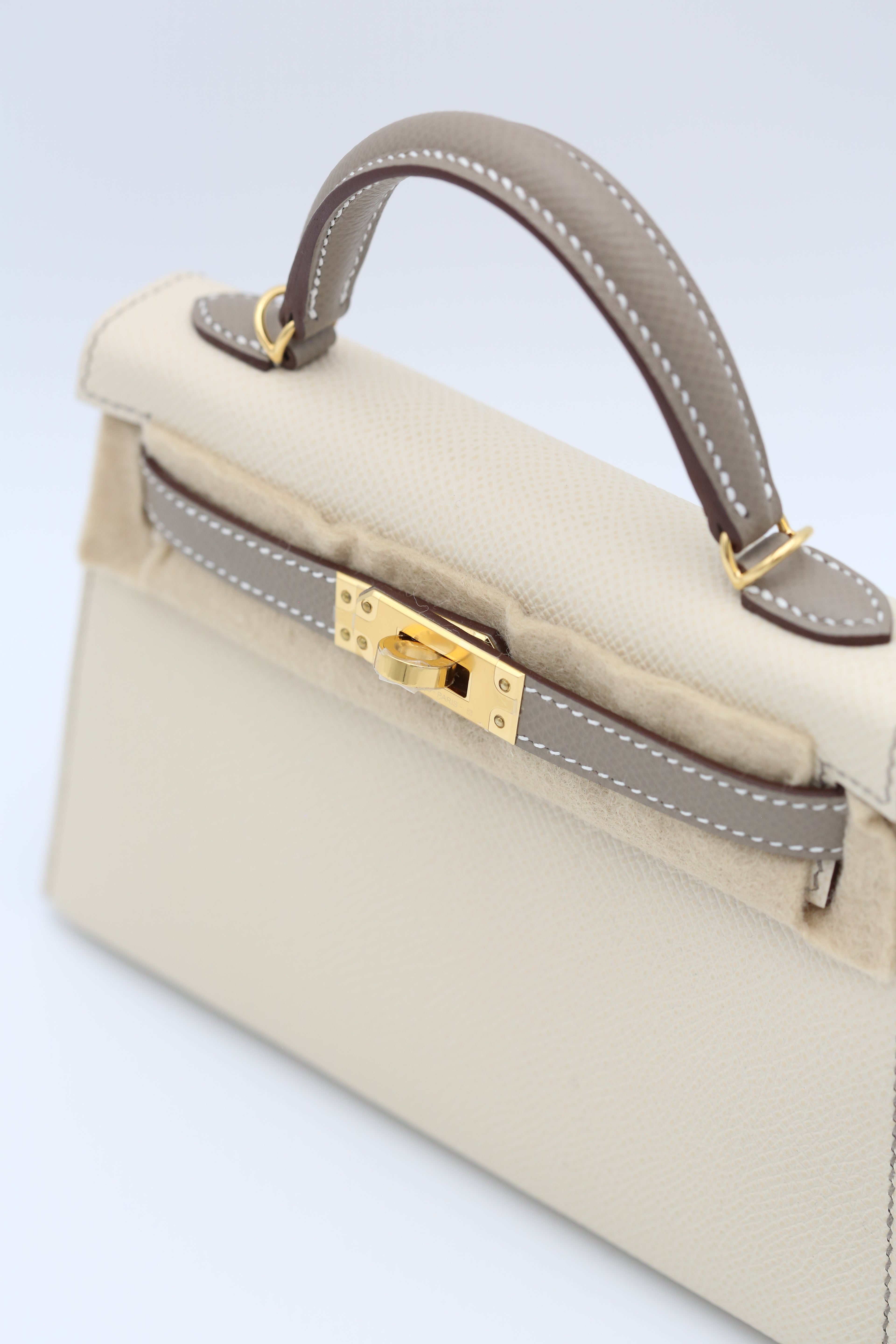 HERMÈS MINI KELLY II BEIGE