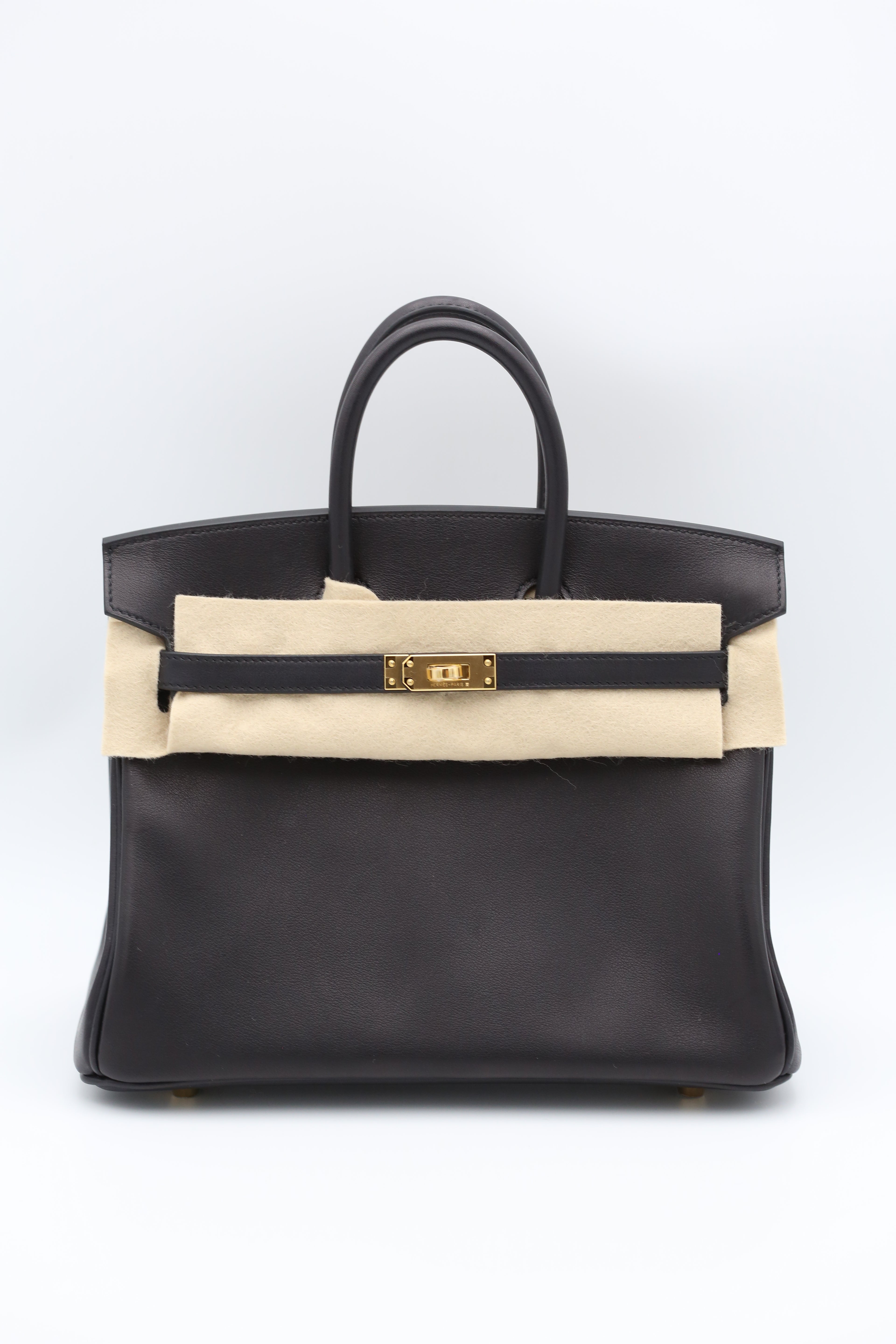 HERMÈS Birkin 25 Noir Valupto