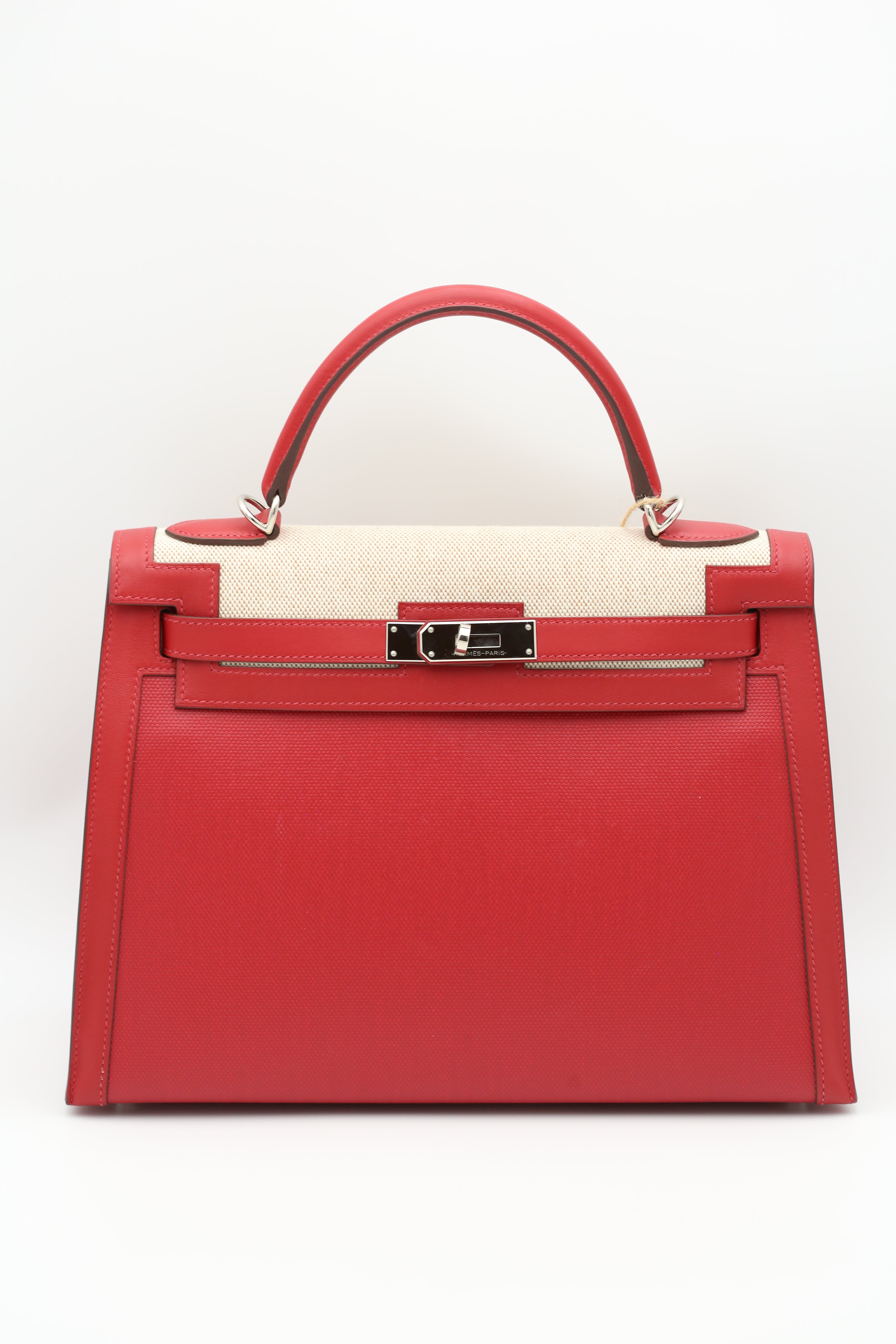 HERMÈS Kelly 32 Silver