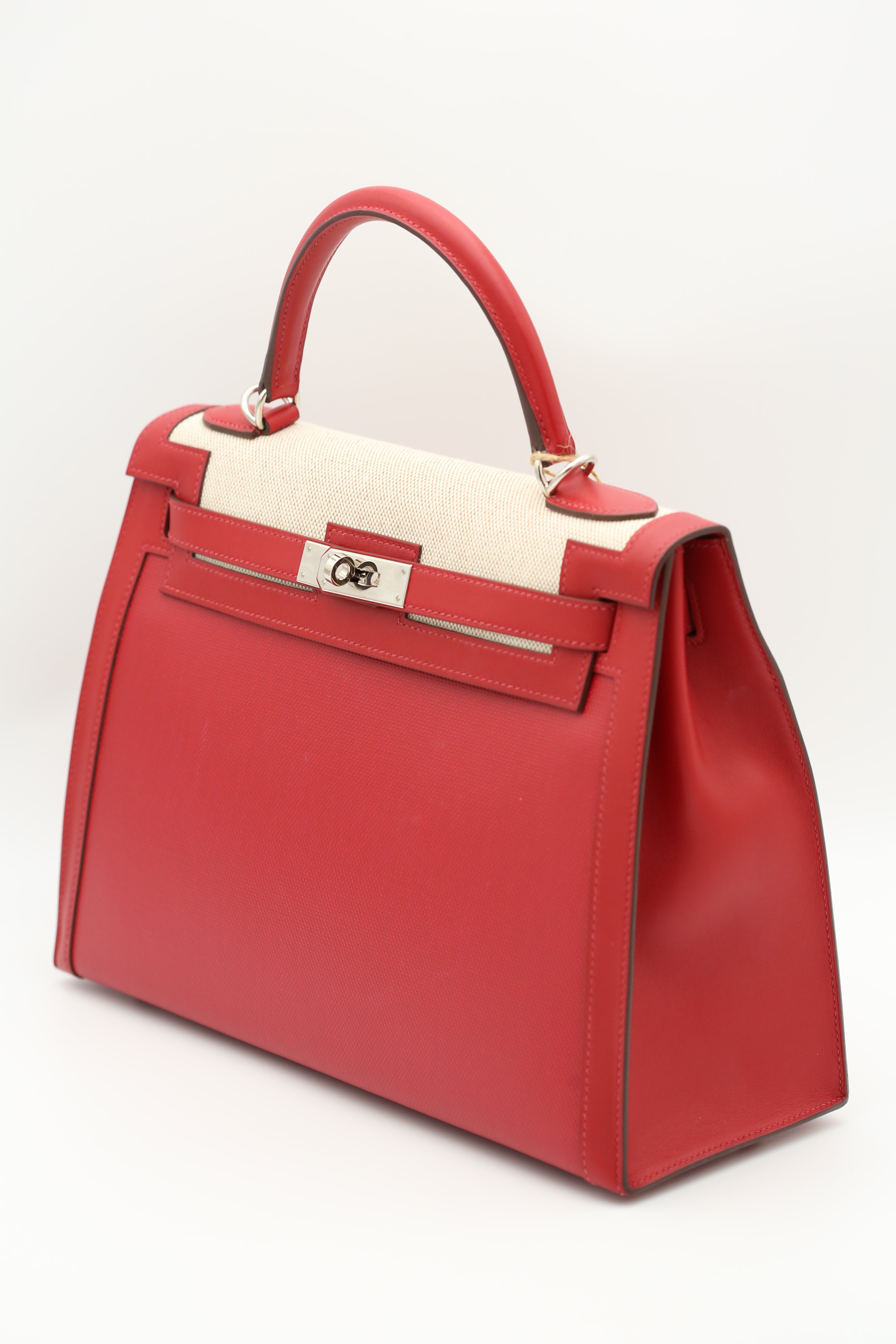 HERMÈS Kelly 32 Silver