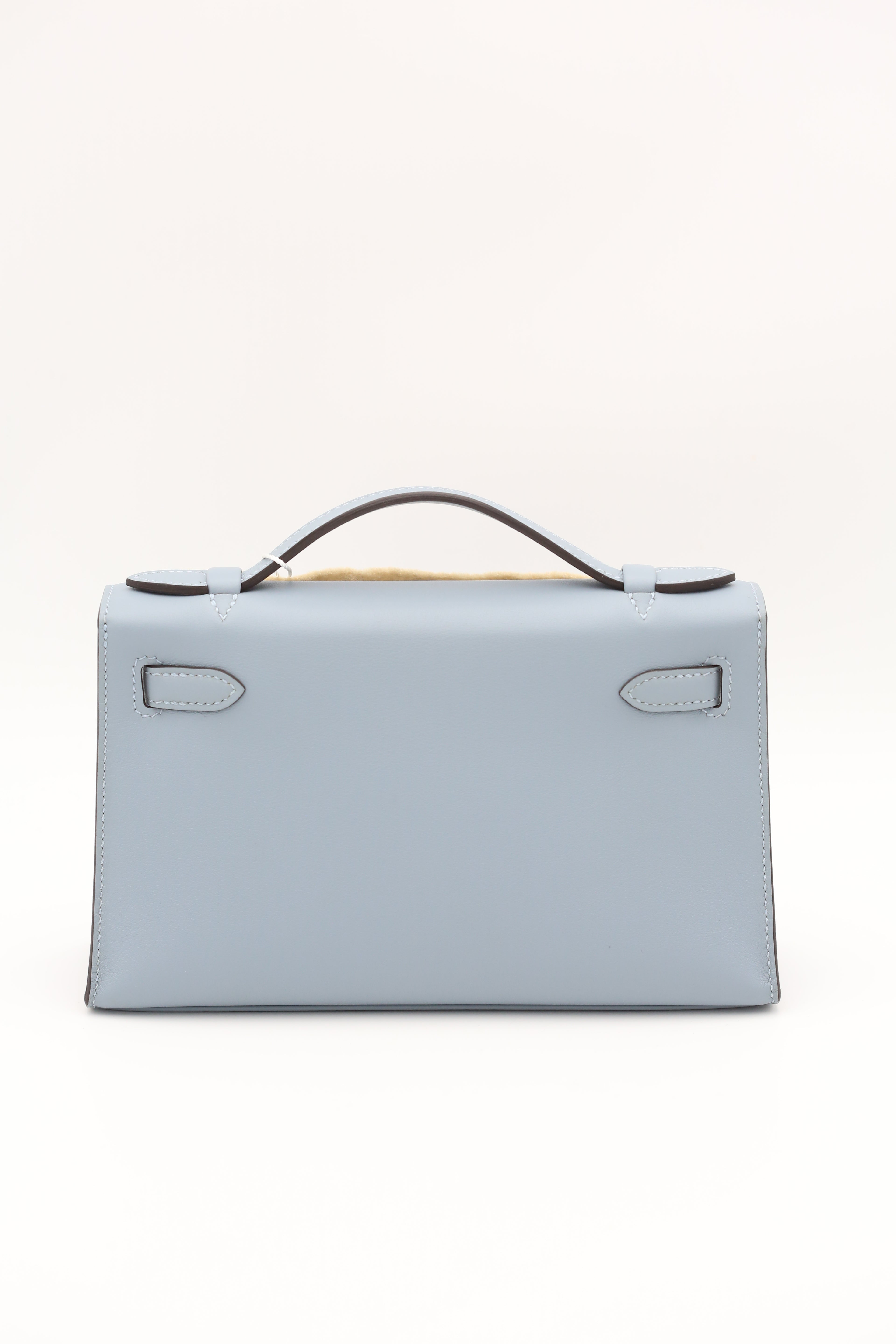 HERMÈS KELLY POCHETTE J7 BLUE LIN