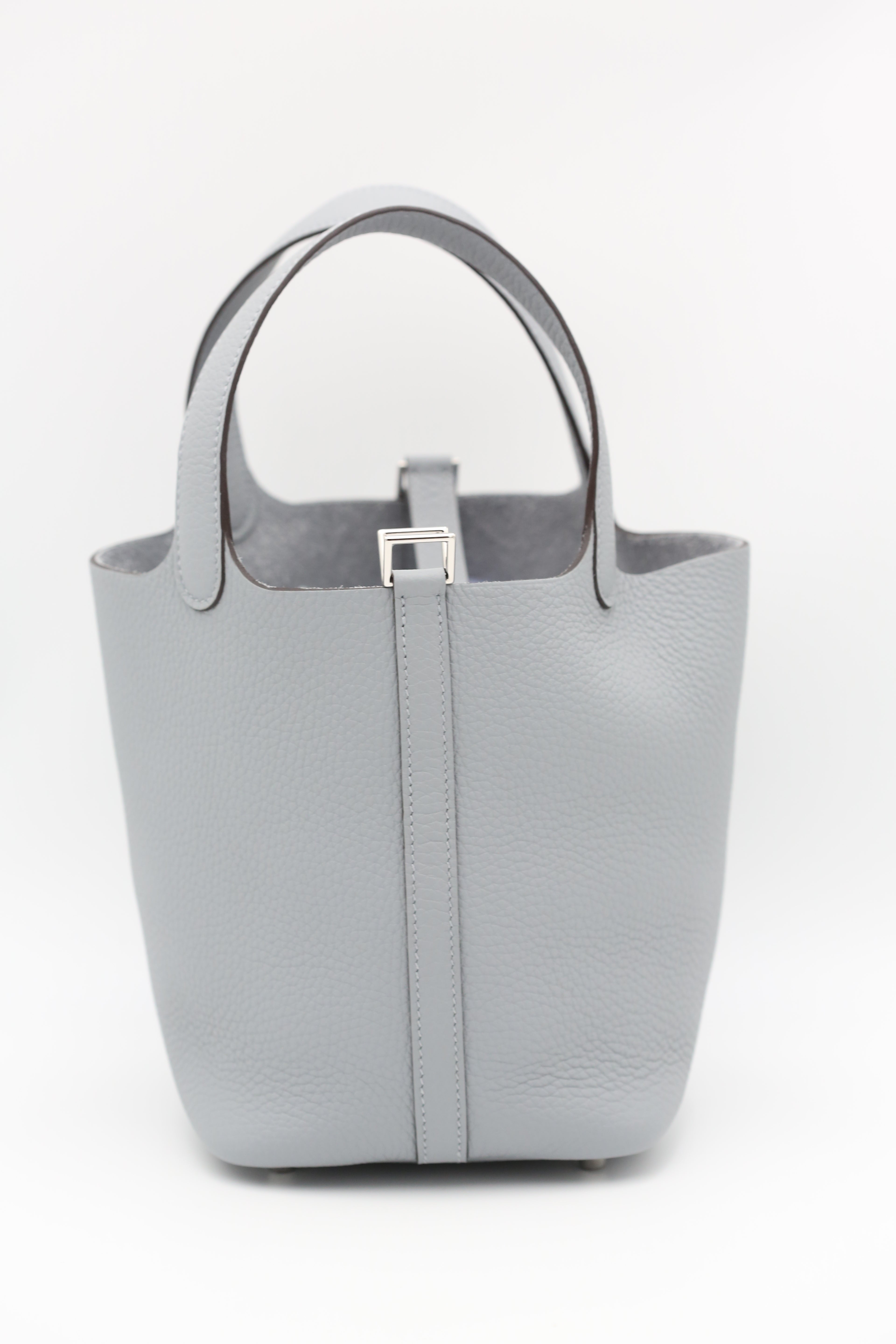 HERMÈS Picotin 18 Gris Pantin Gold