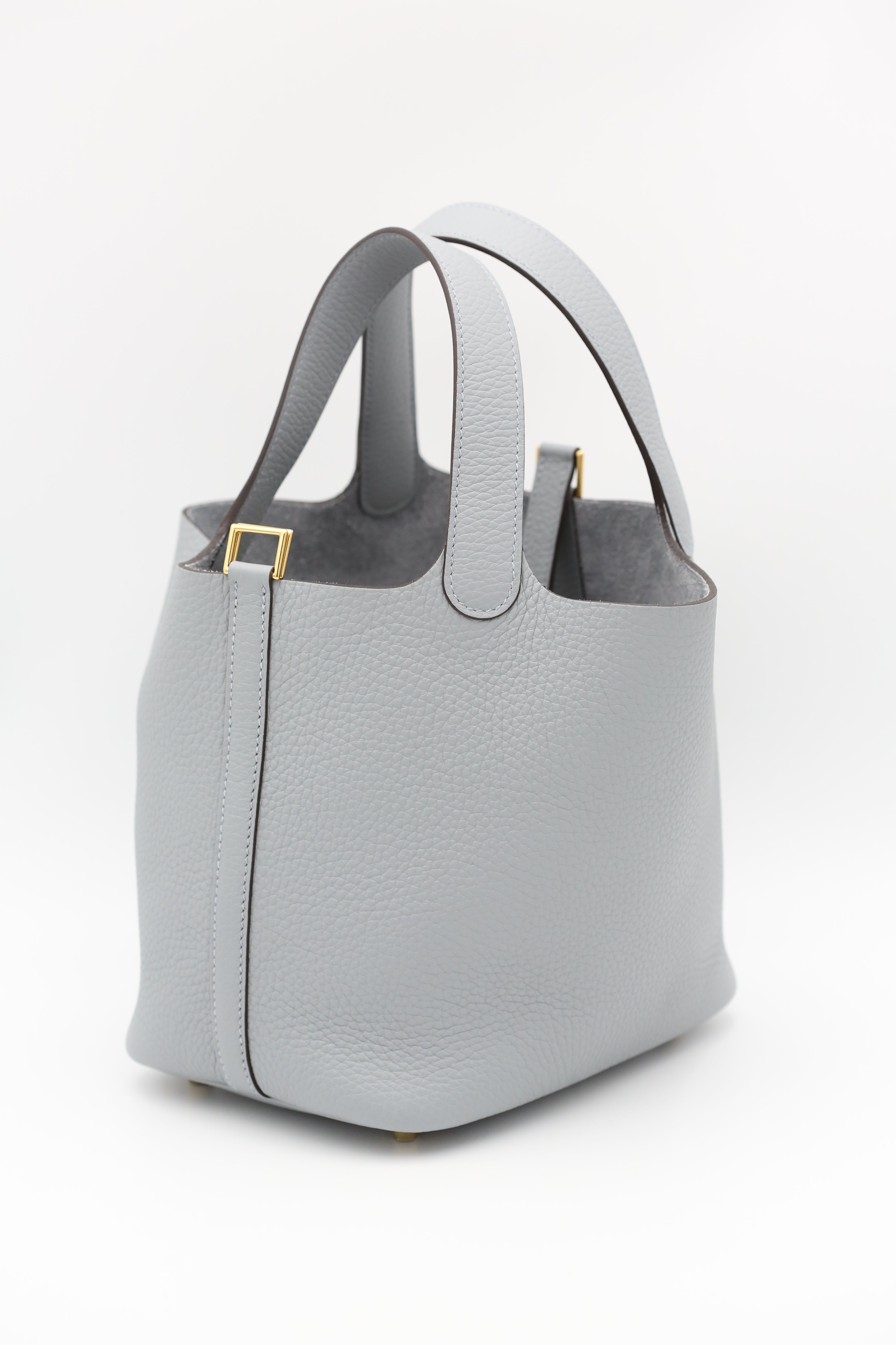 HERMÈS Picotin 18 Gris Pantin