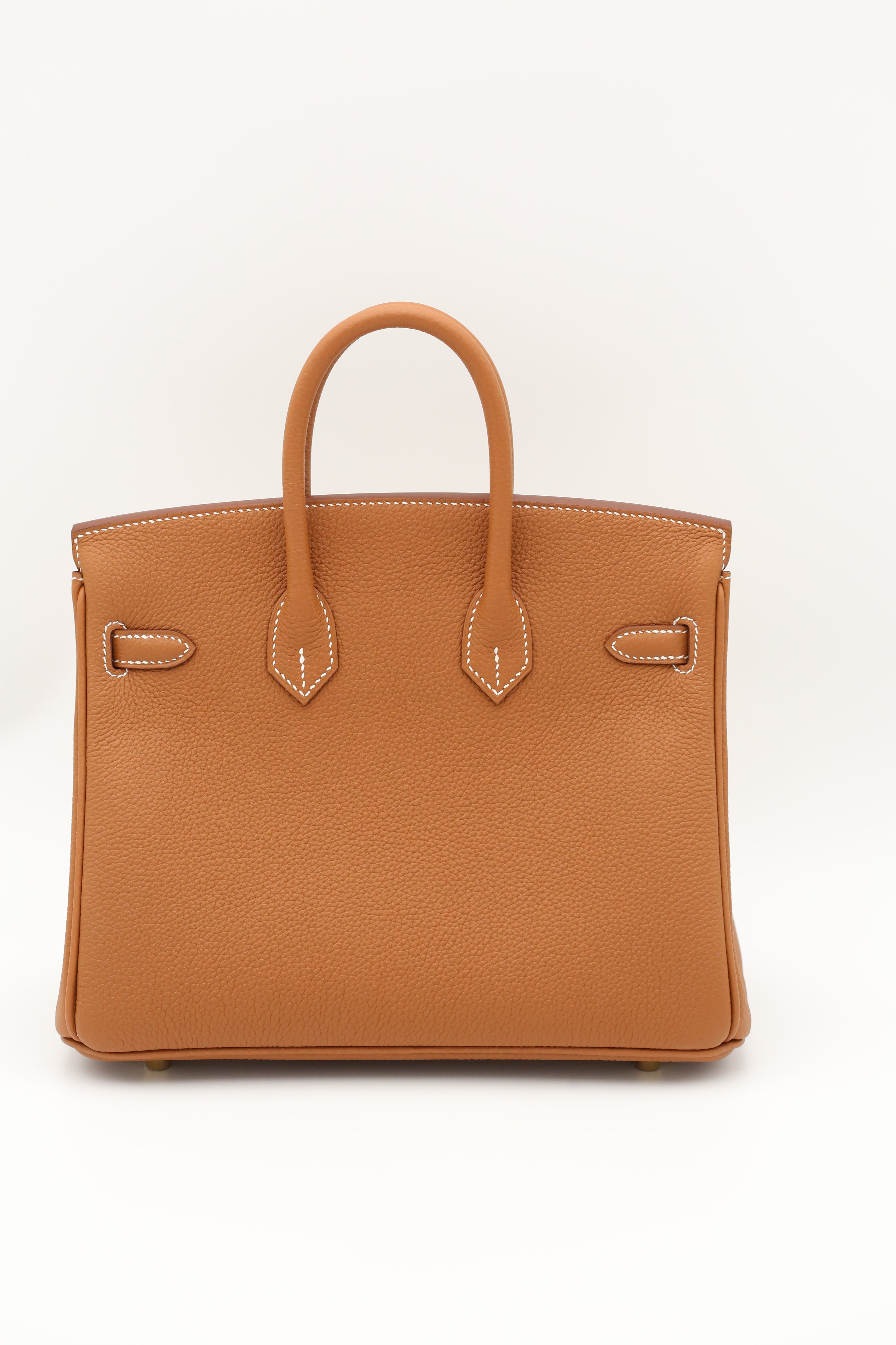 HERMÈS BIRKIN25 GOLD TOGO G STAMP