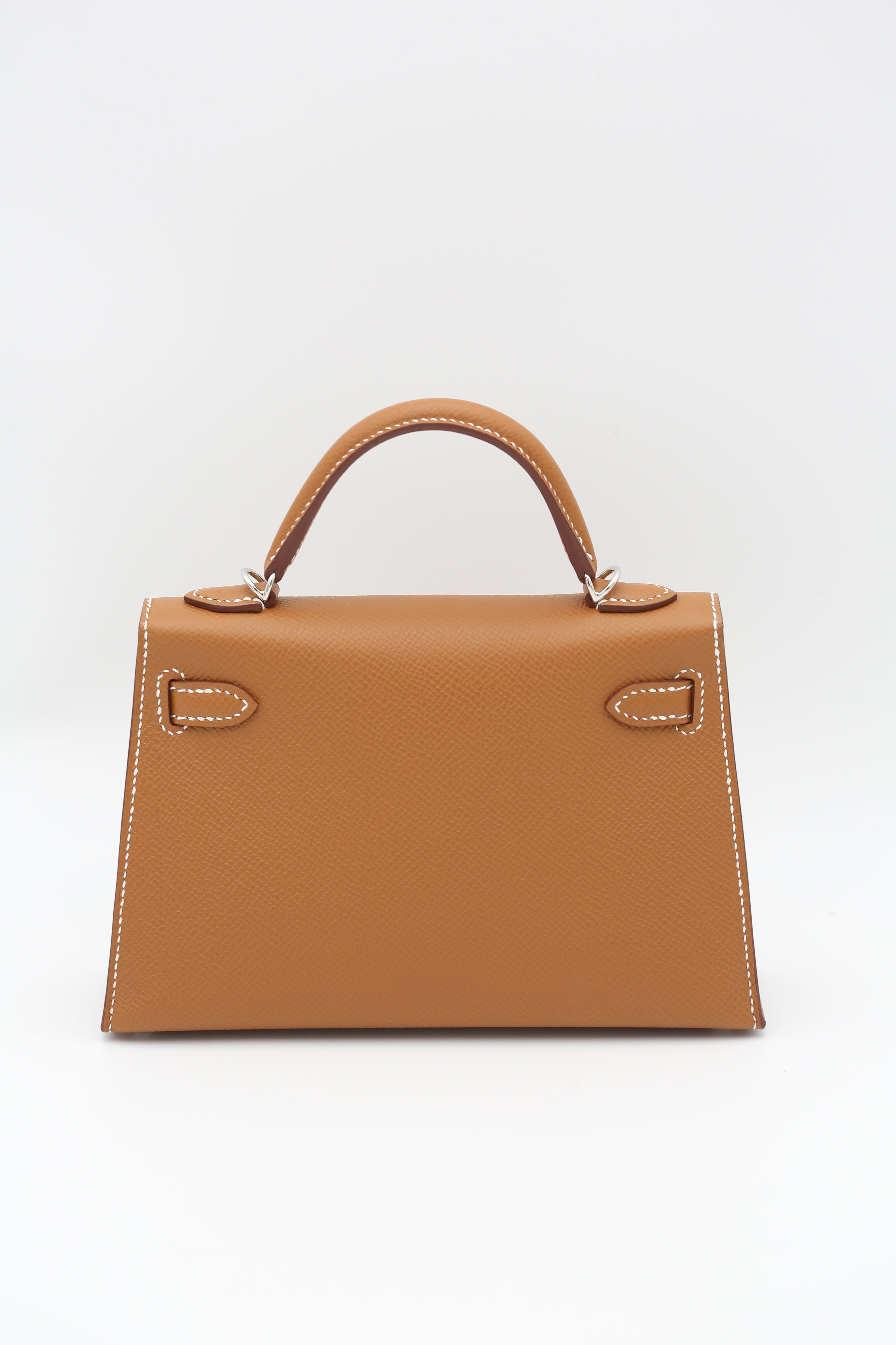 HERMÈS MINI KELLY II GOLD SILVER