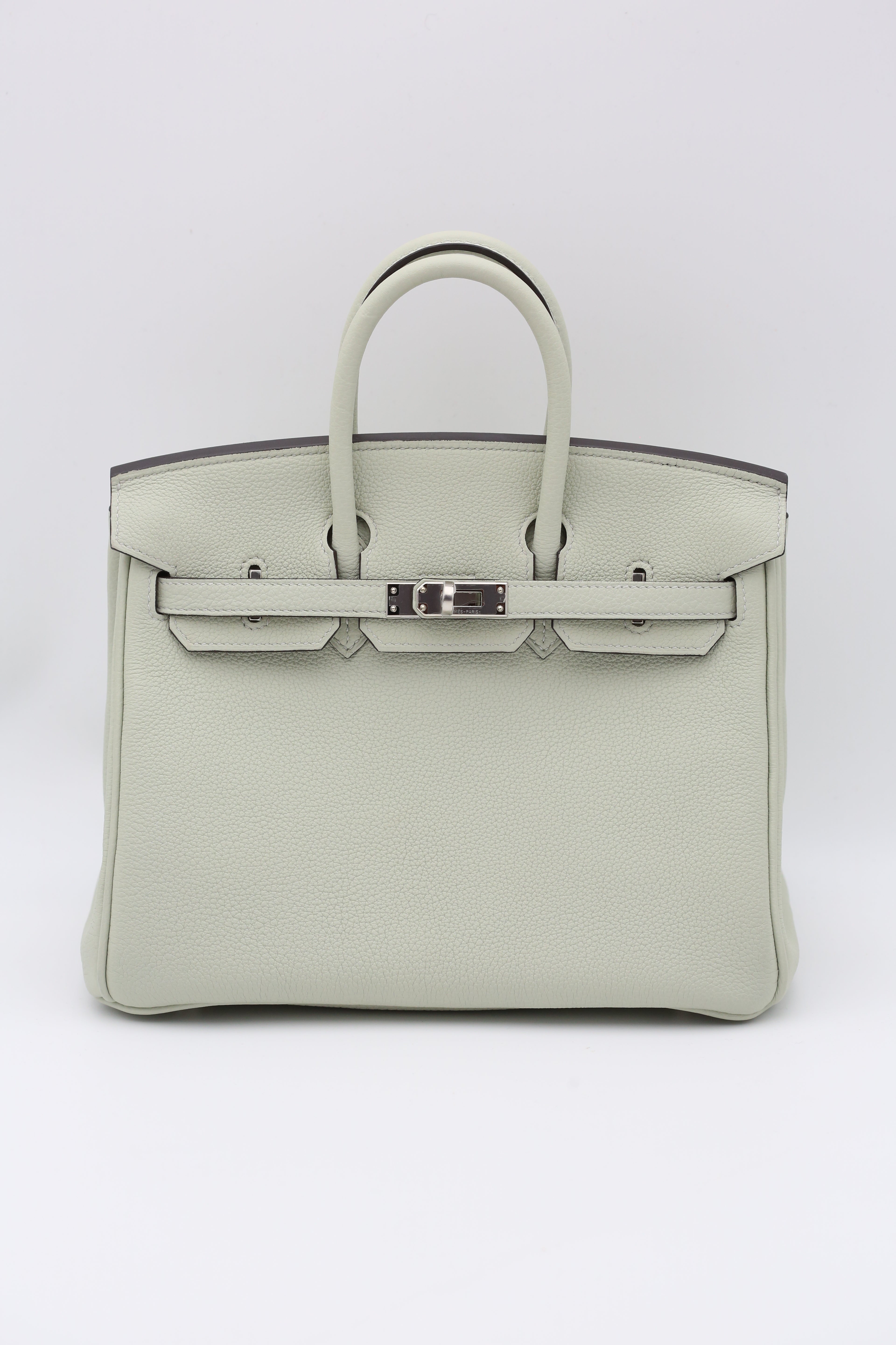 HERMÈS BIRKIN25 GRIS NEVE