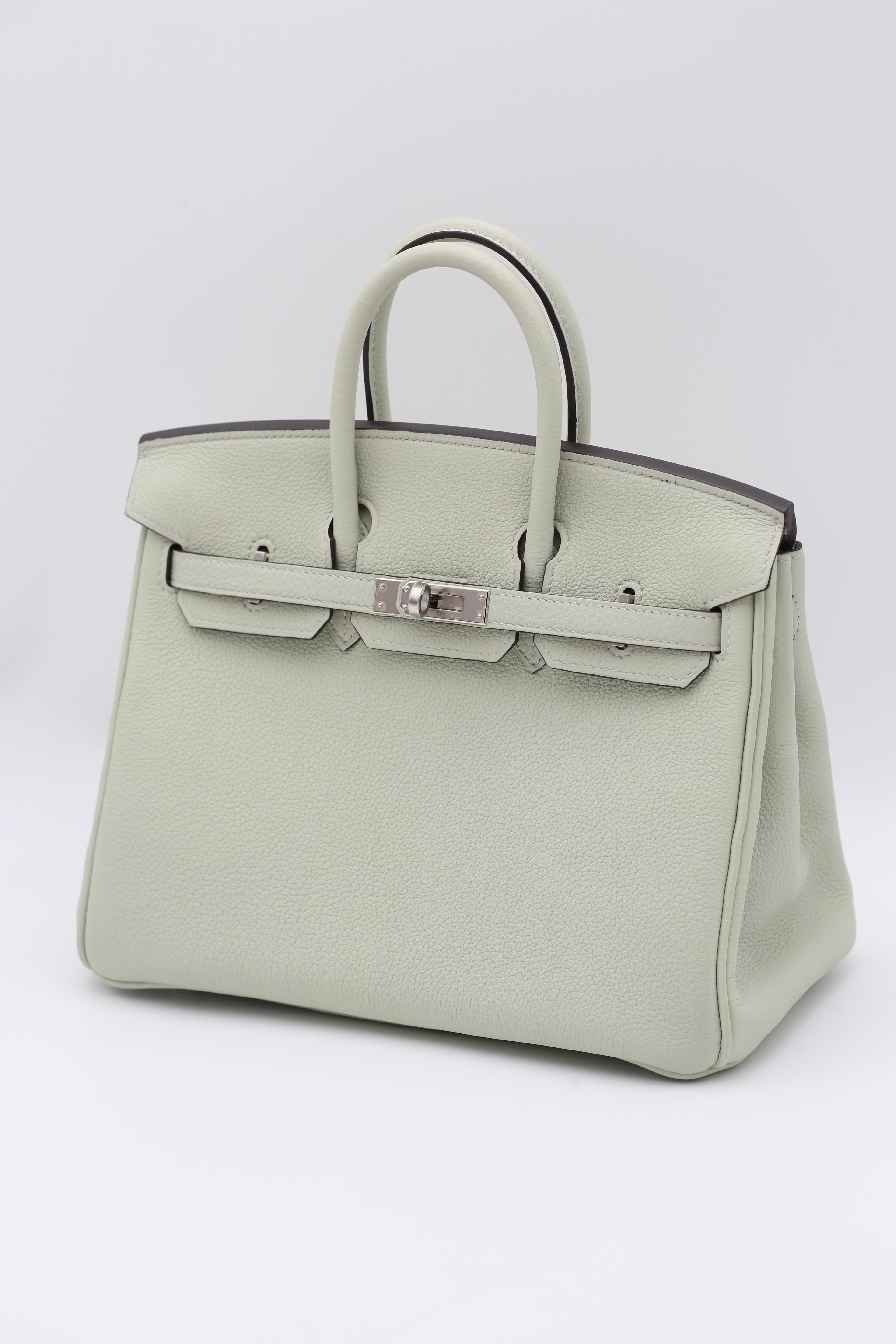 HERMÈS BIRKIN25 GRIS NEVE