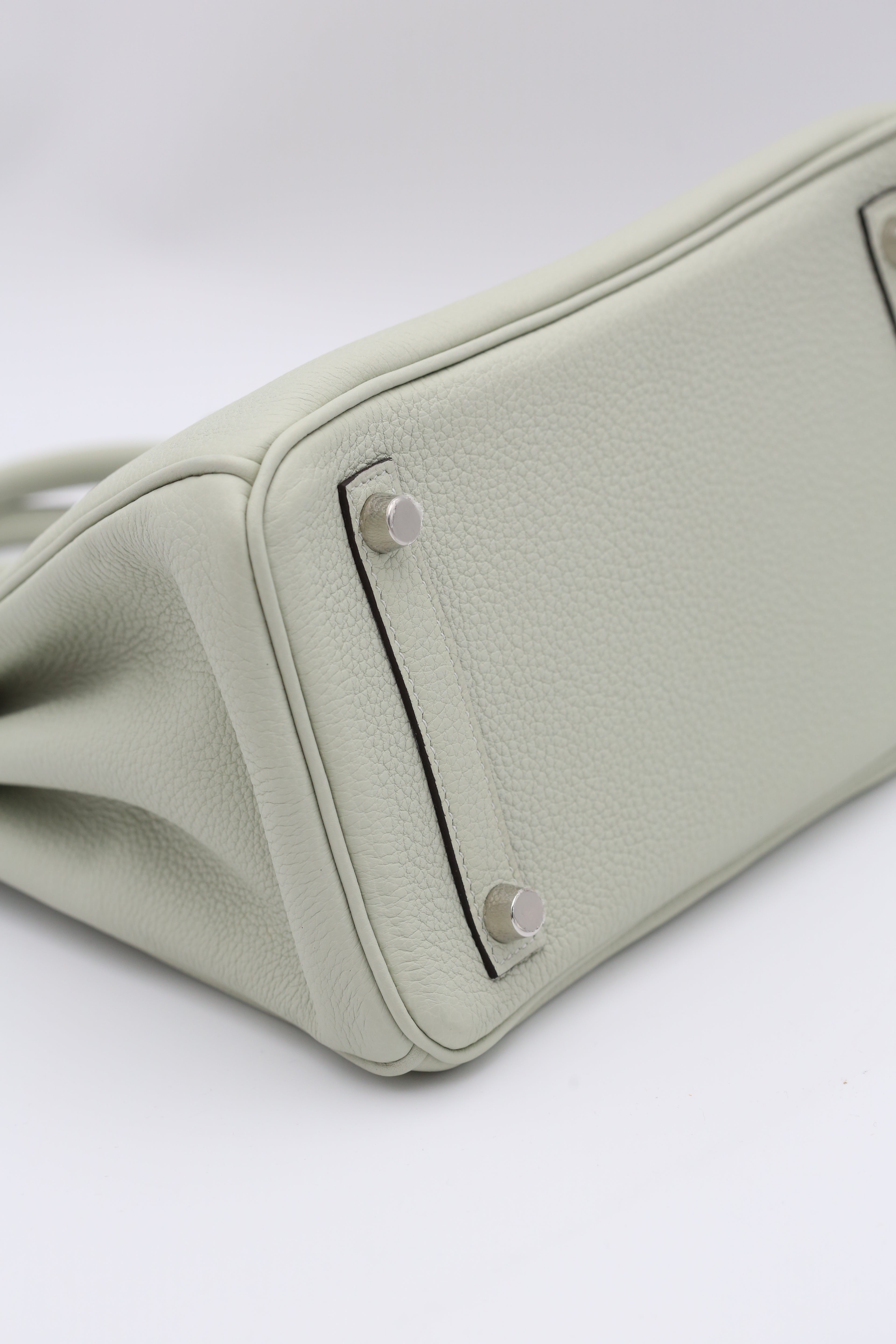 HERMÈS BIRKIN25 GRIS NEVE