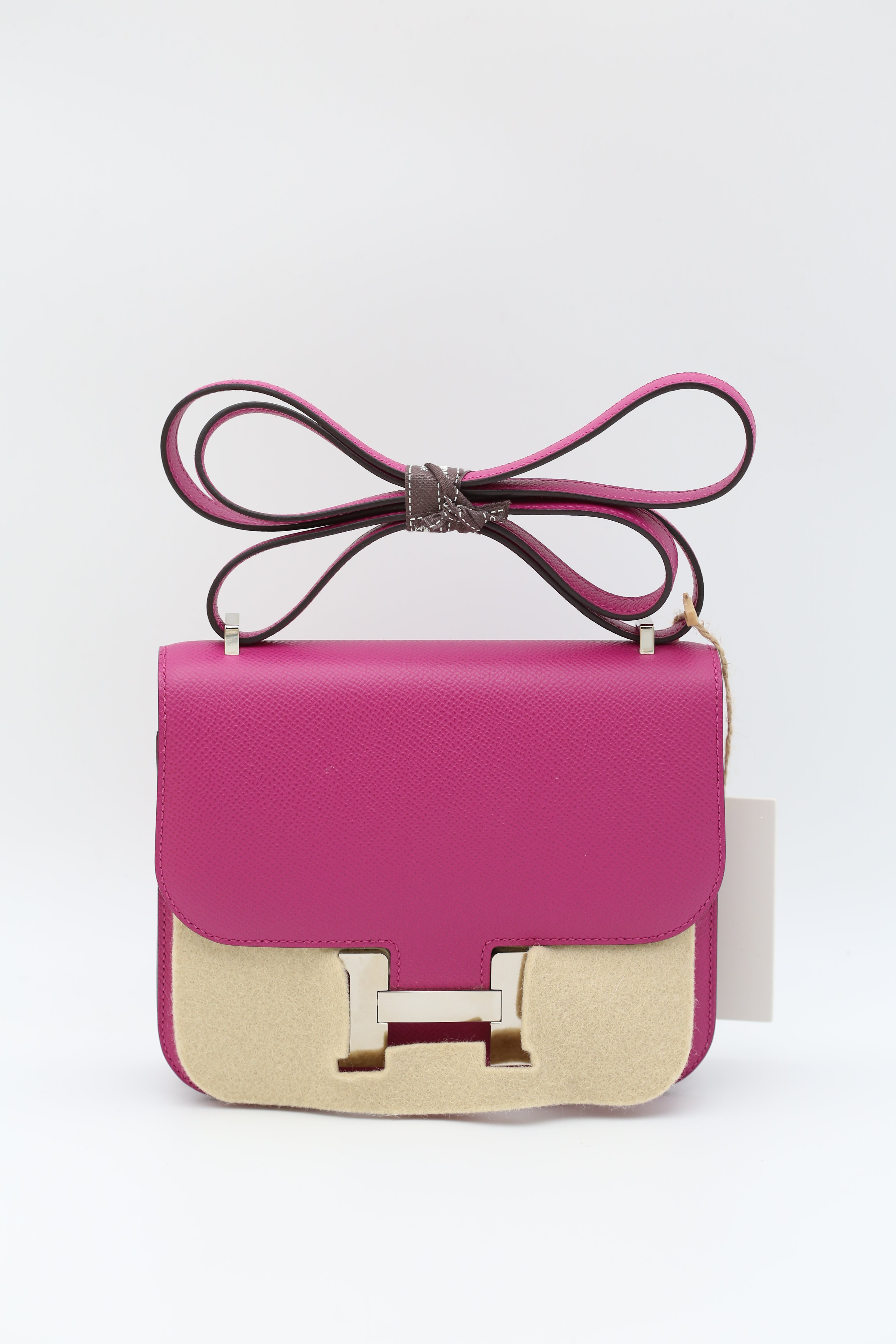 HERMÈS CONSTANCE18 ROSE POURPRE EPSOM C STAMP