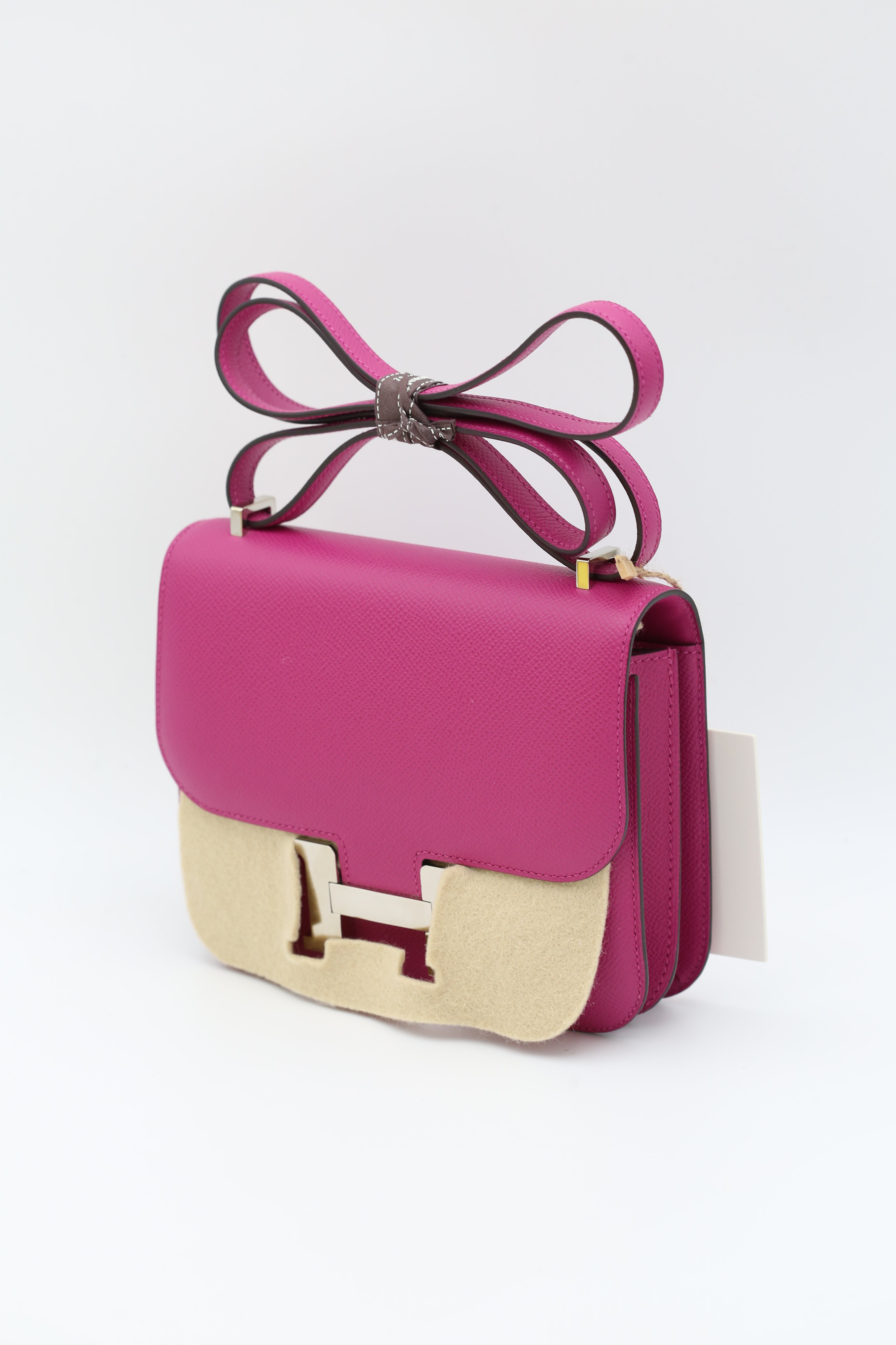 HERMÈS CONSTANCE18 ROSE POURPRE EPSOM C STAMP