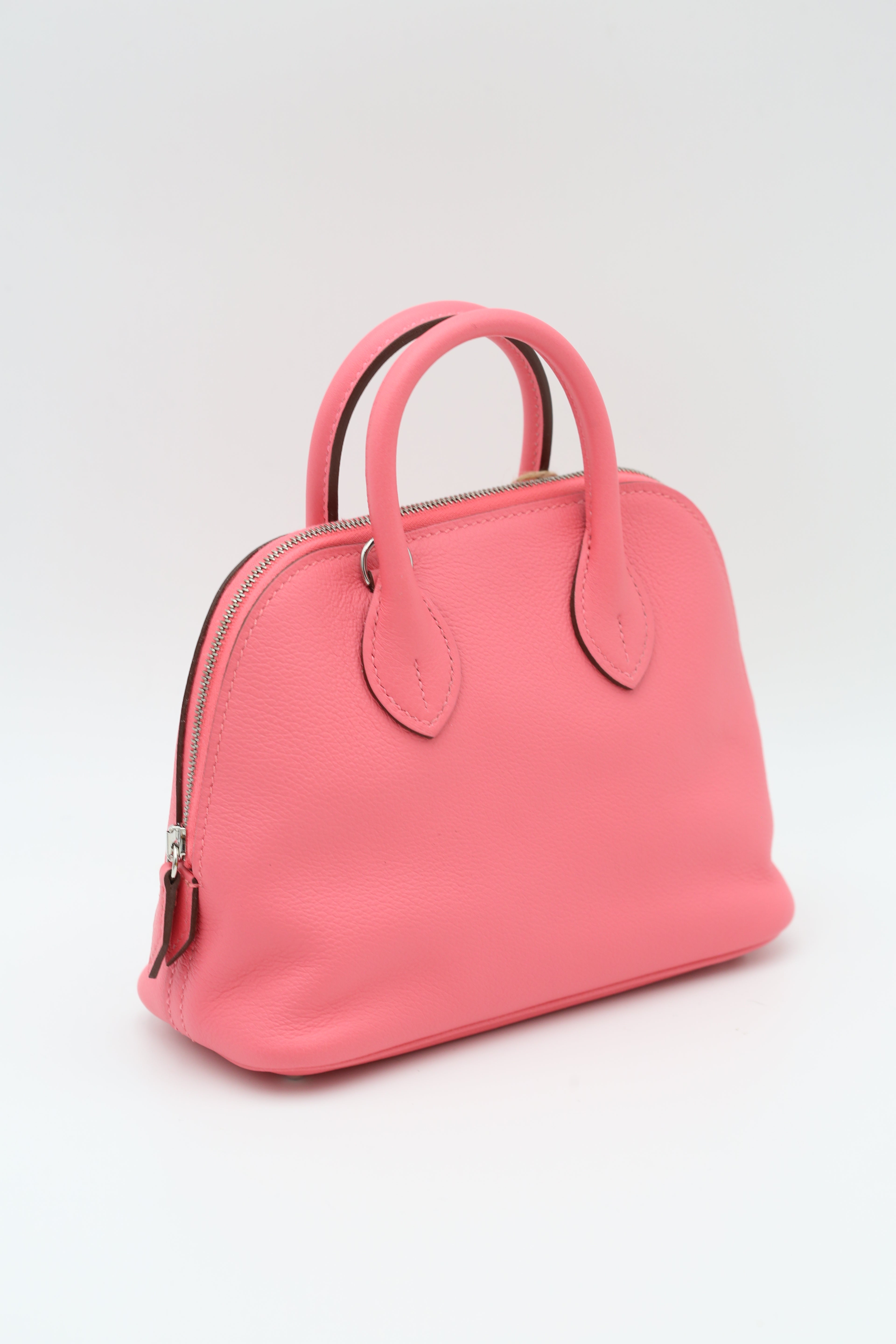 HERMÈS MINI BOLIDE ROSE AZALEE EVERCOLOR Y STAMP