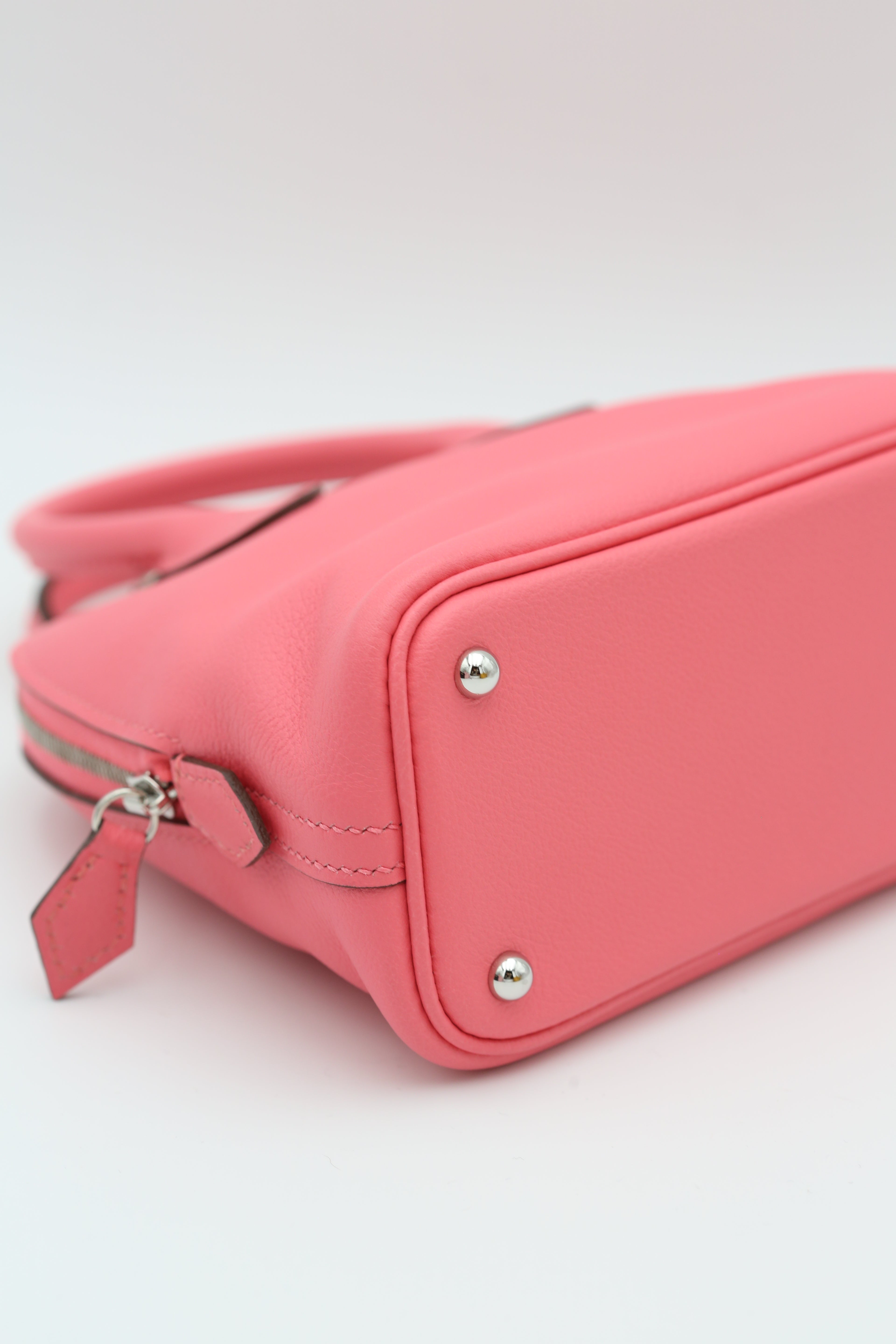 HERMÈS MINI BOLIDE ROSE AZALEE EVERCOLOR Y STAMP