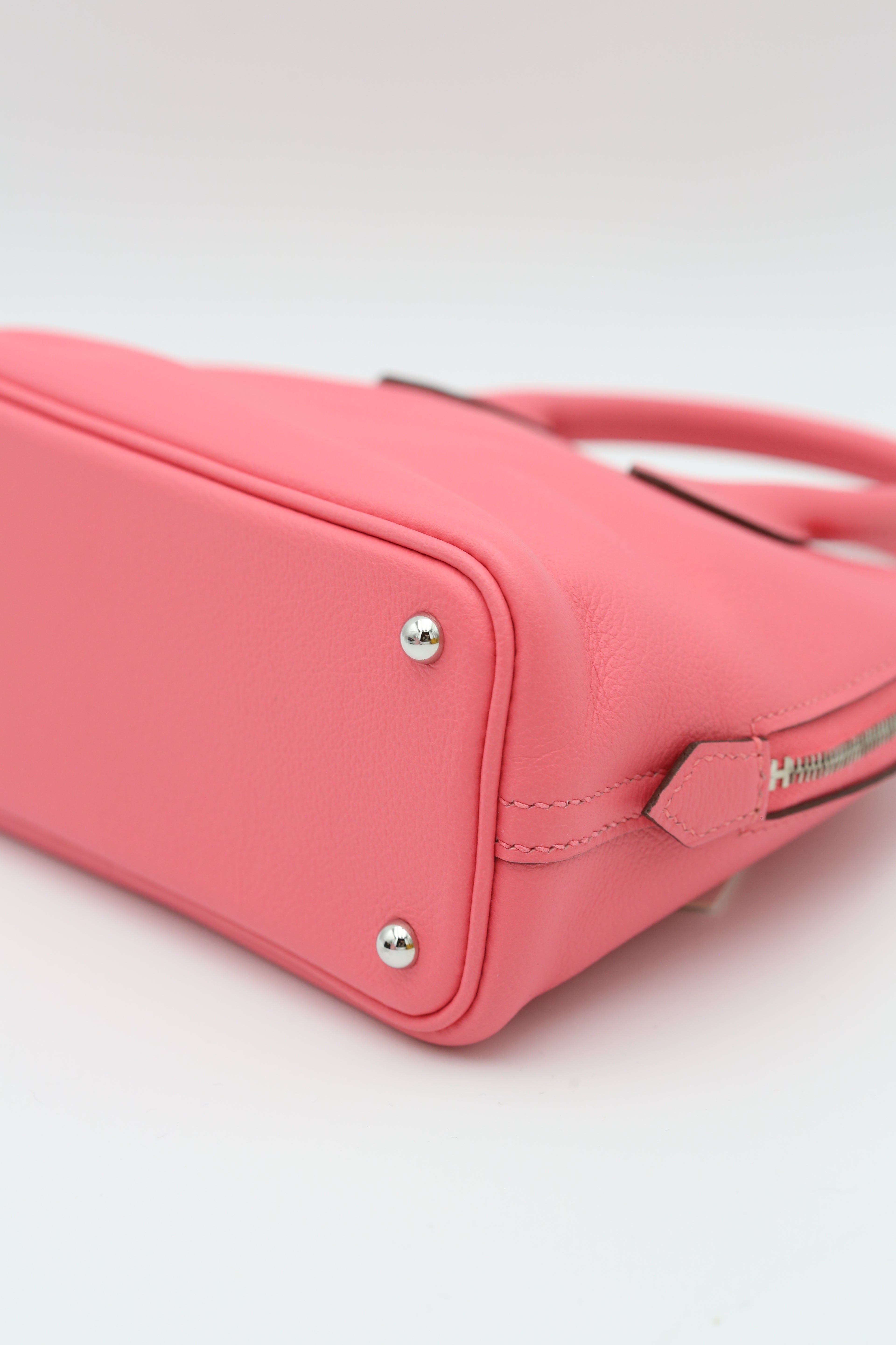 HERMÈS MINI BOLIDE ROSE AZALEE EVERCOLOR Y STAMP