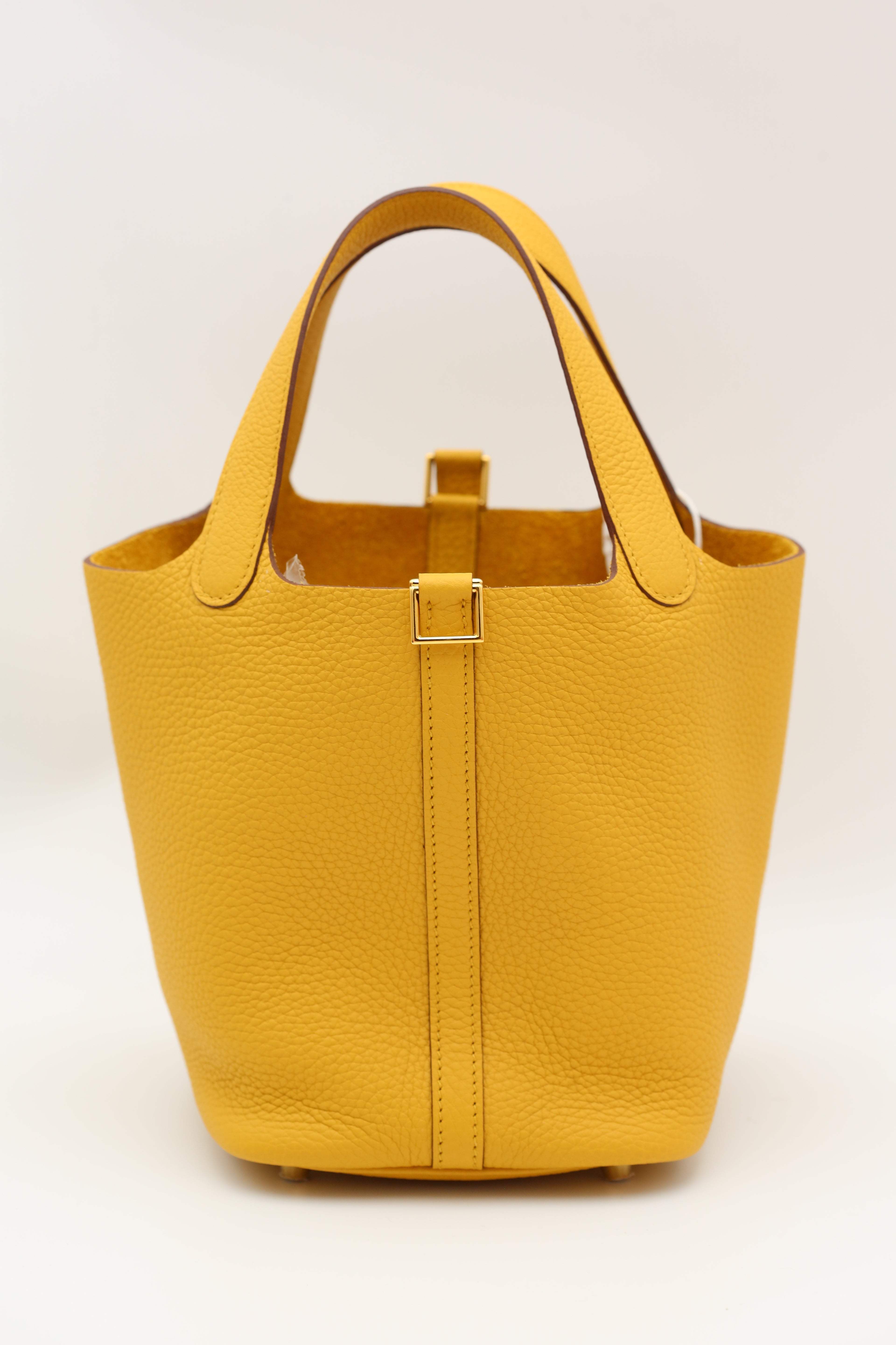 HERMÈS PICOTIN18 JAUNE AMBRE Y STAMP