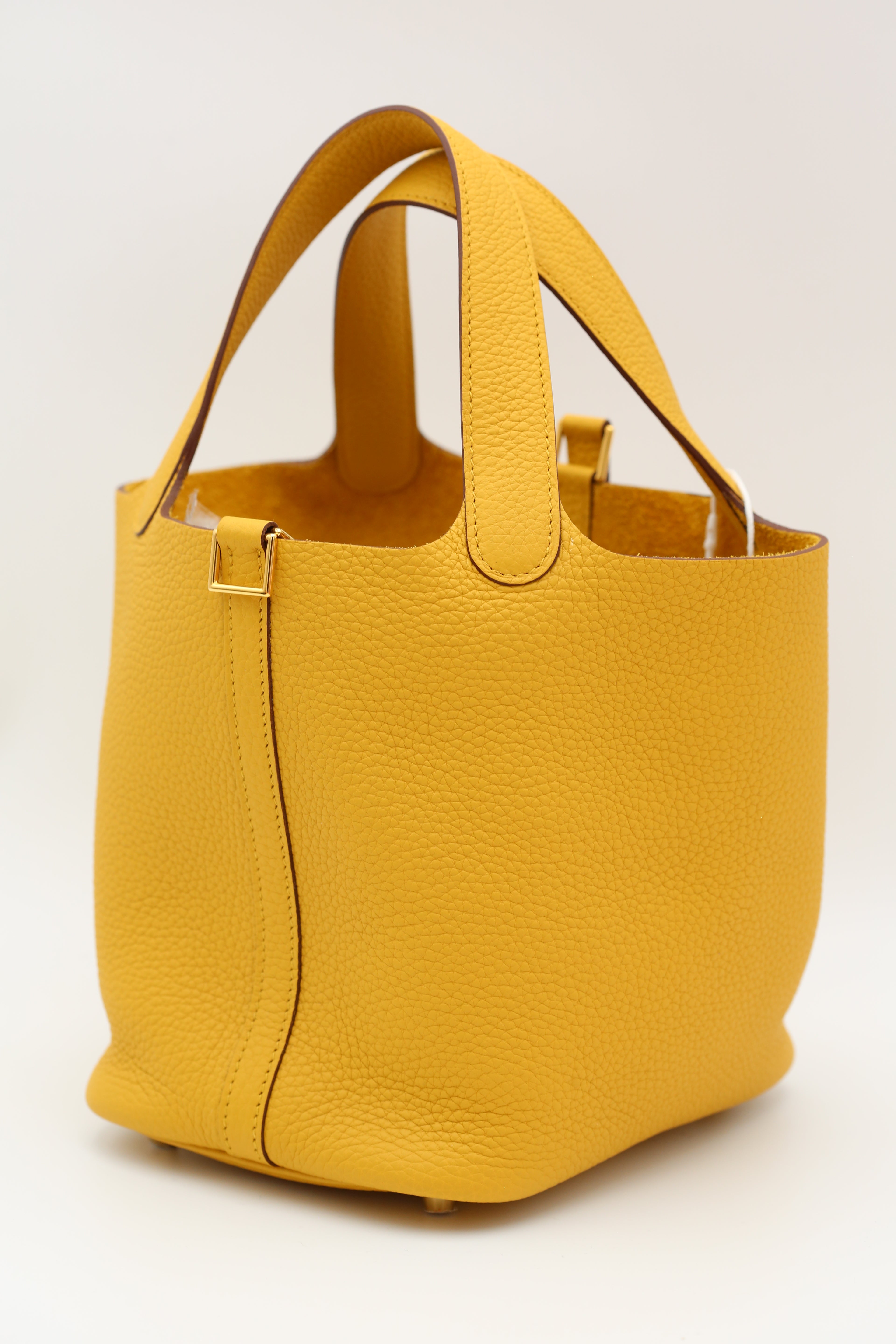HERMÈS PICOTIN18 JAUNE AMBRE Y STAMP