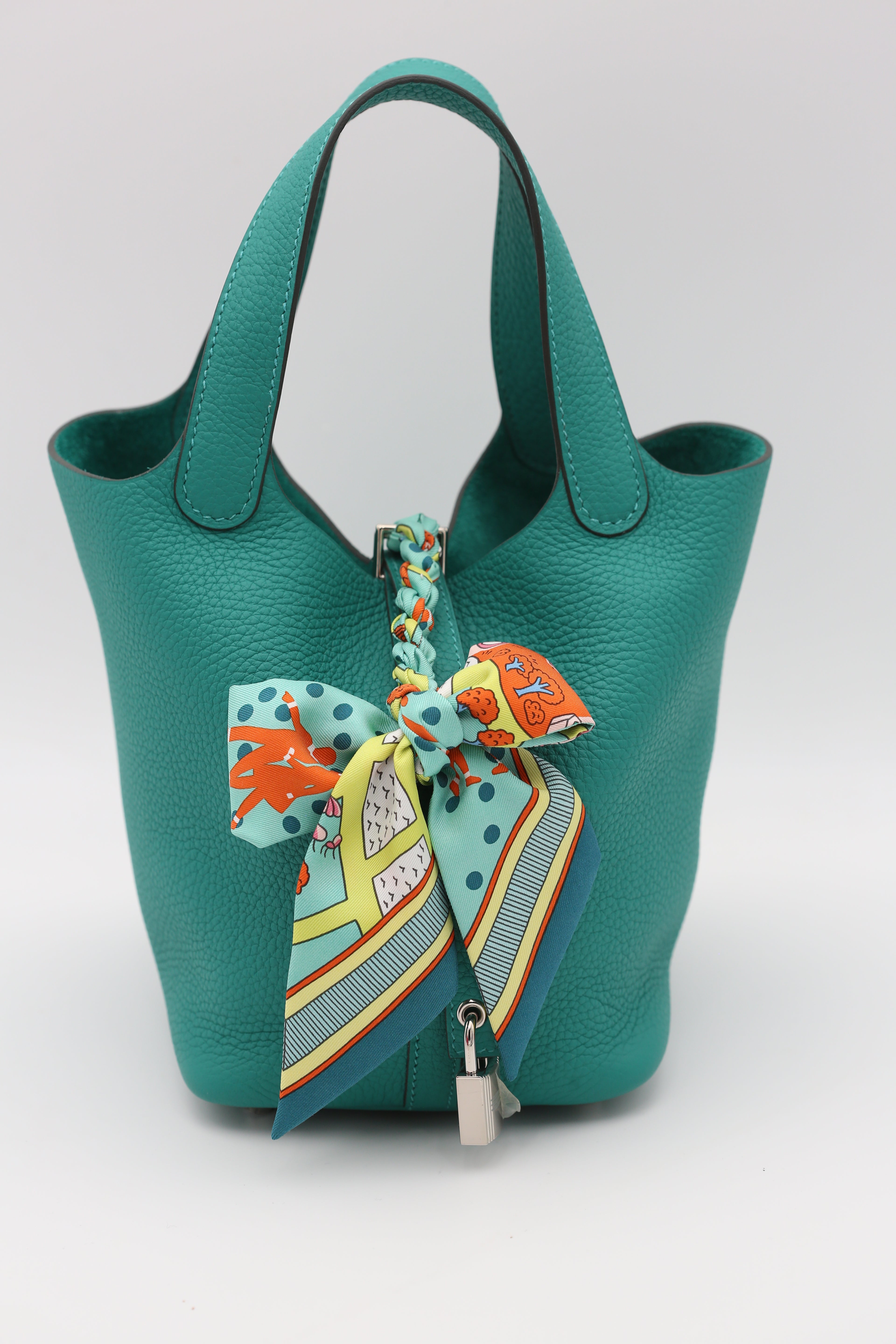 HERMÈS PICOTIN18 DARK GREEN TC Y STAMP