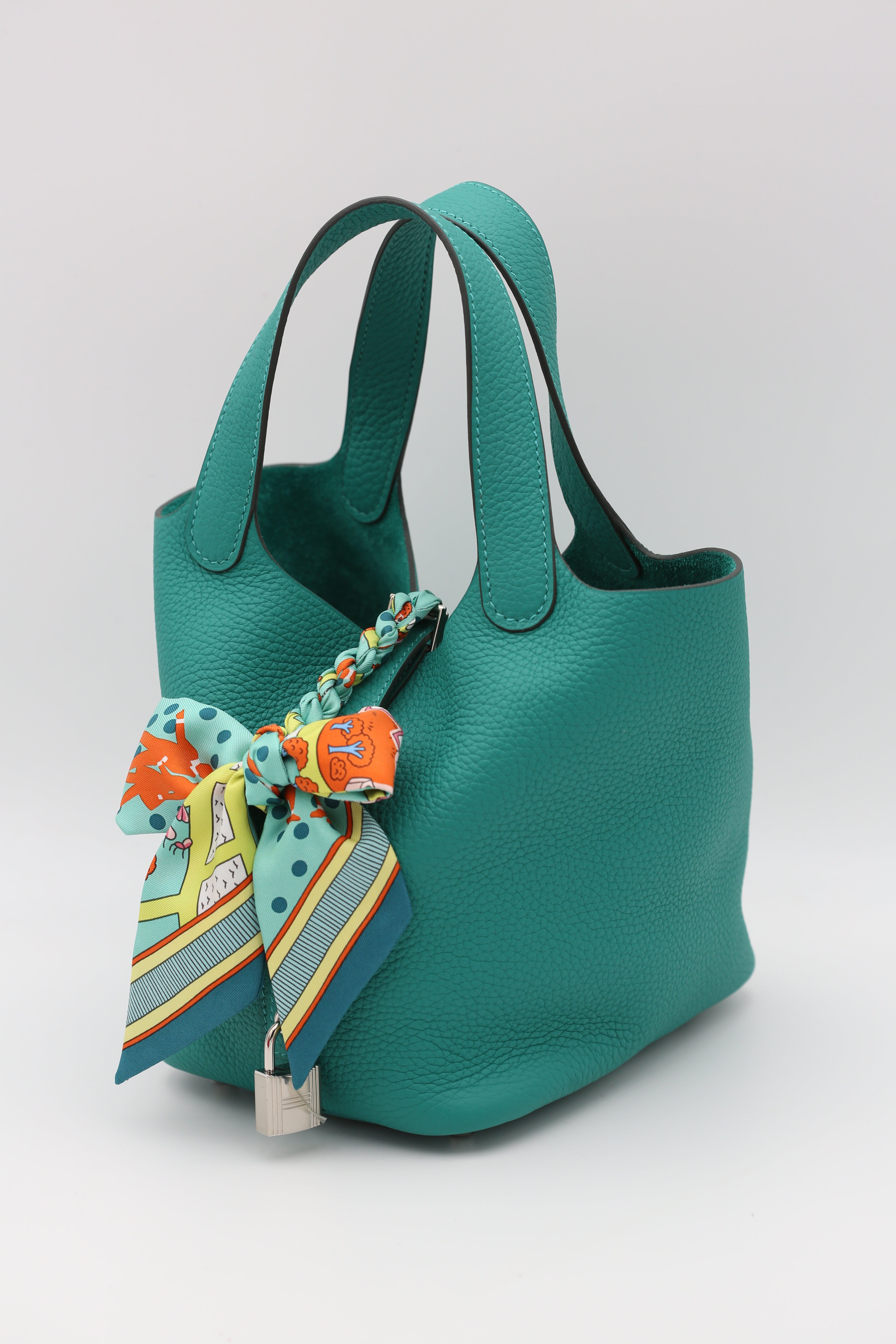 HERMÈS PICOTIN18 DARK GREEN TC Y STAMP