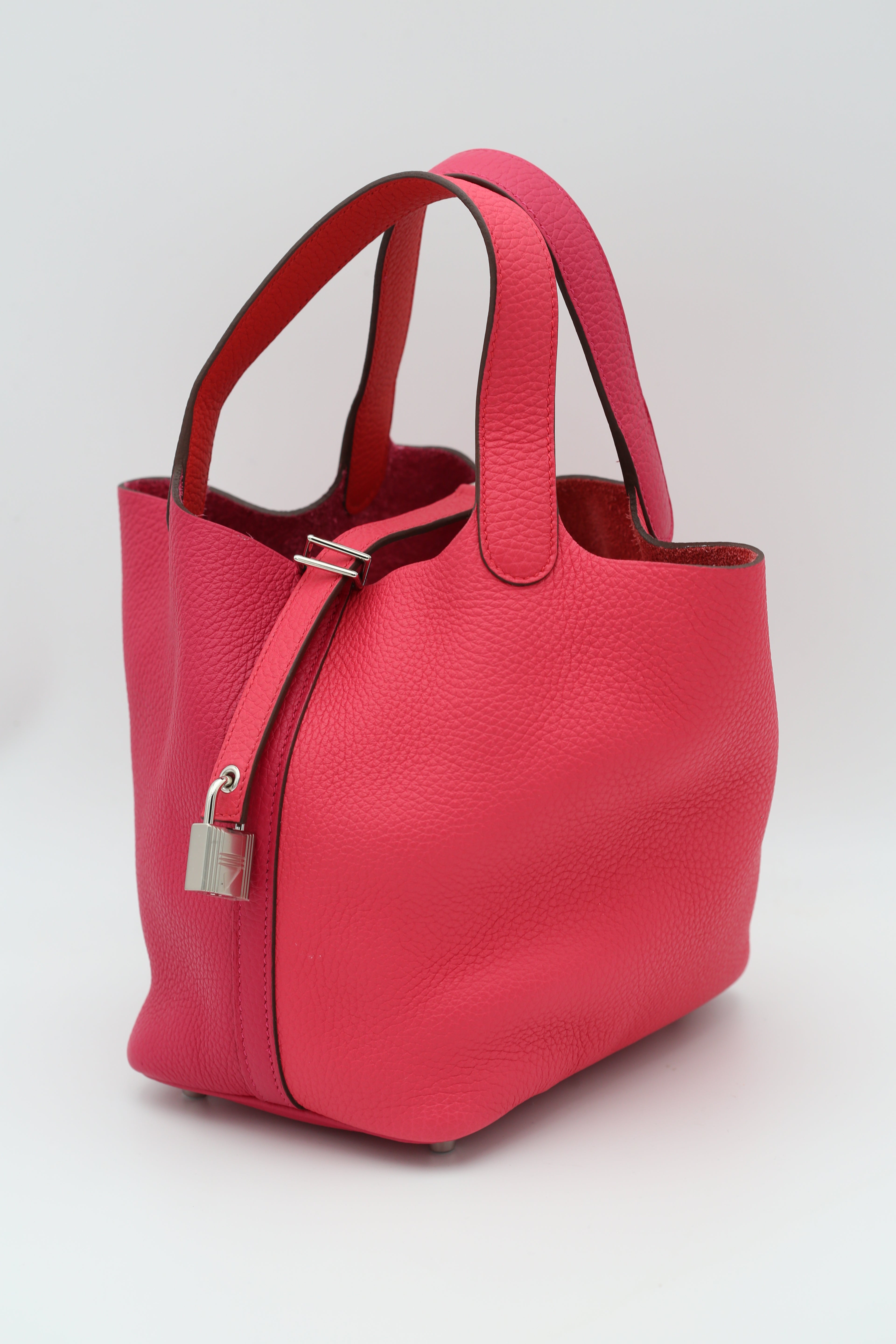 HERMÈS PICOTIN18 RED TOGO Y STAMP