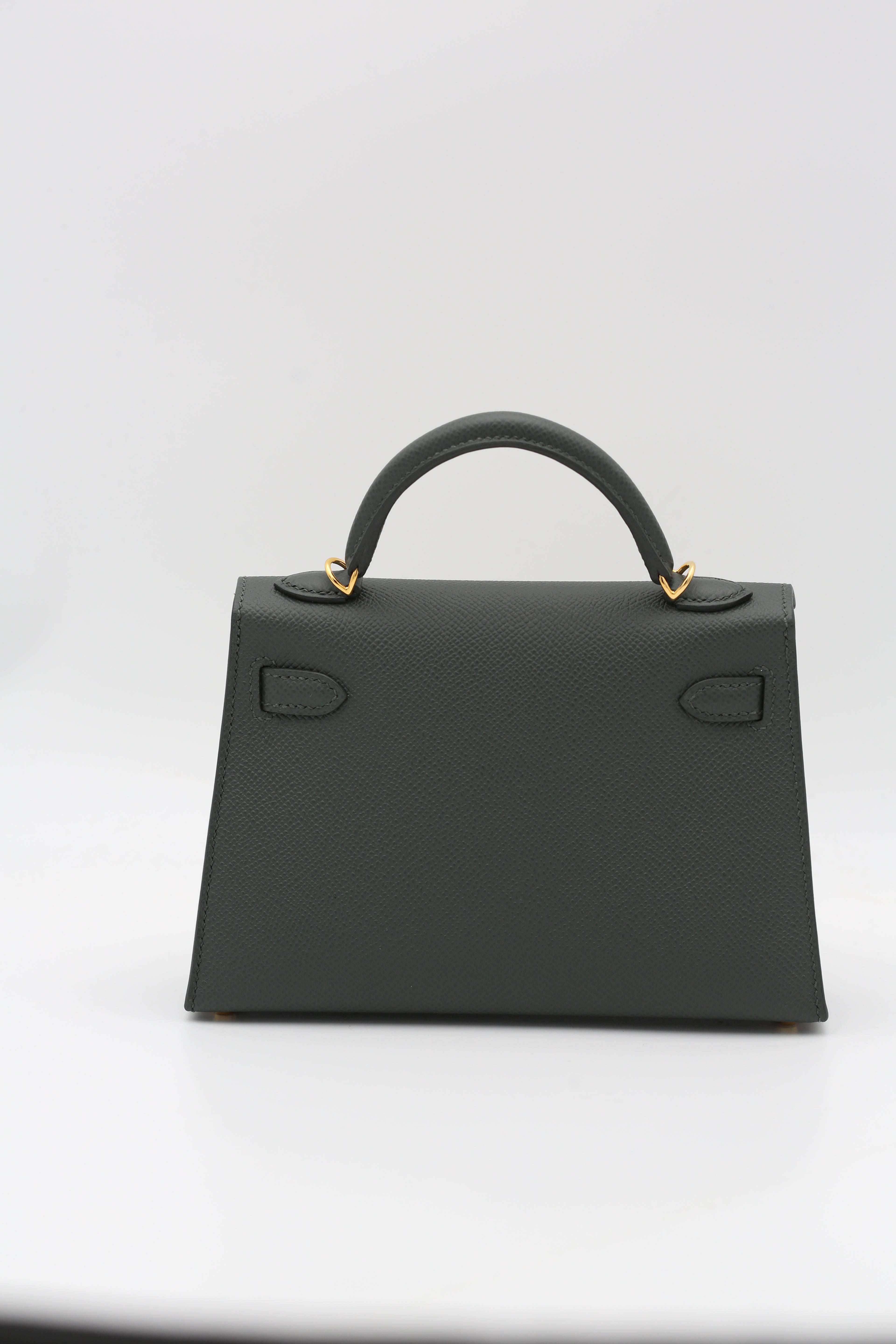 HERMÈS MINI KELLY II SELLIER VERT MANGROVE EPSOM K STAMP