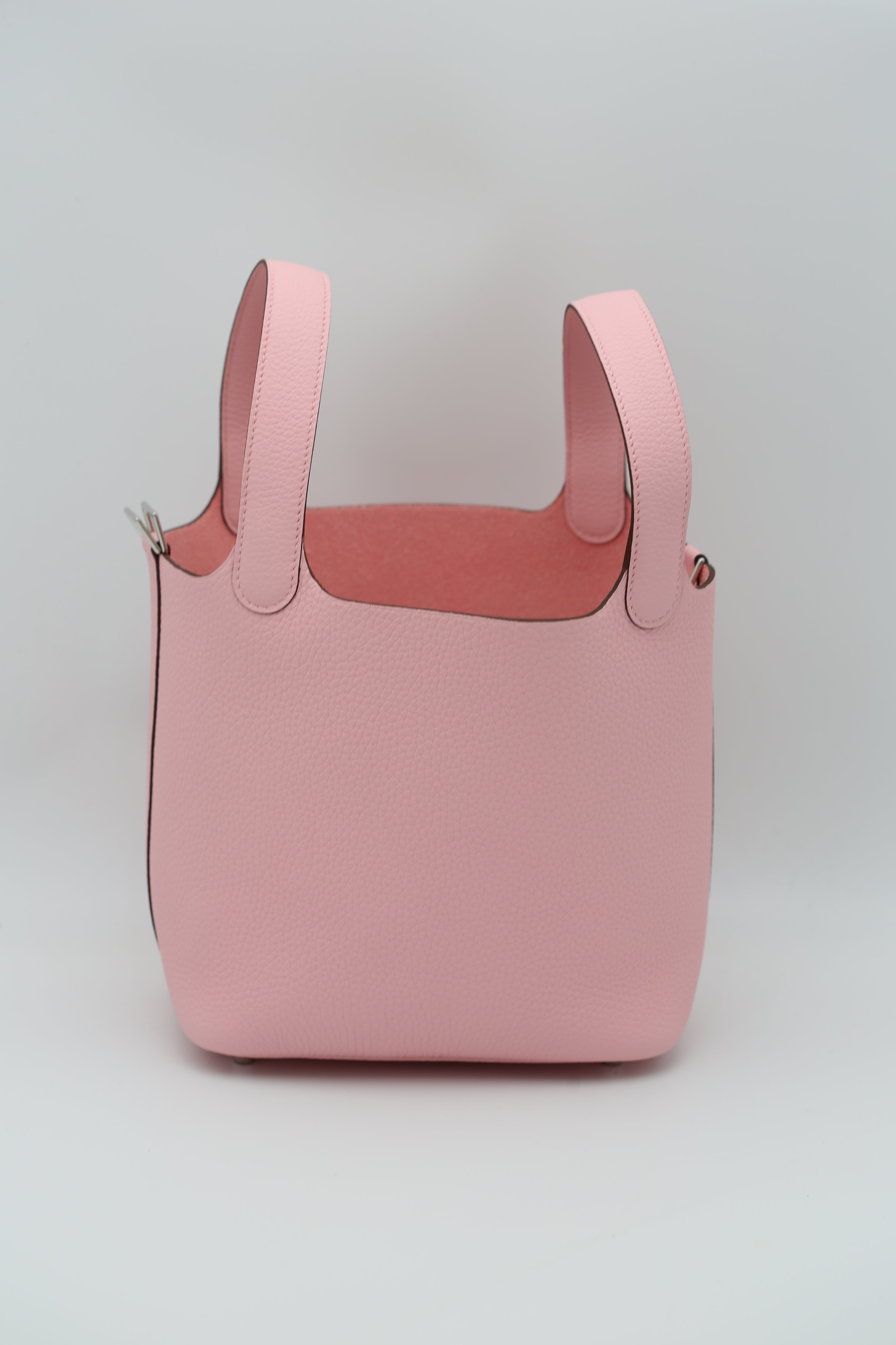 HERMÈS PICOTIN18 ROSE SAKURA SILVER G STAMP