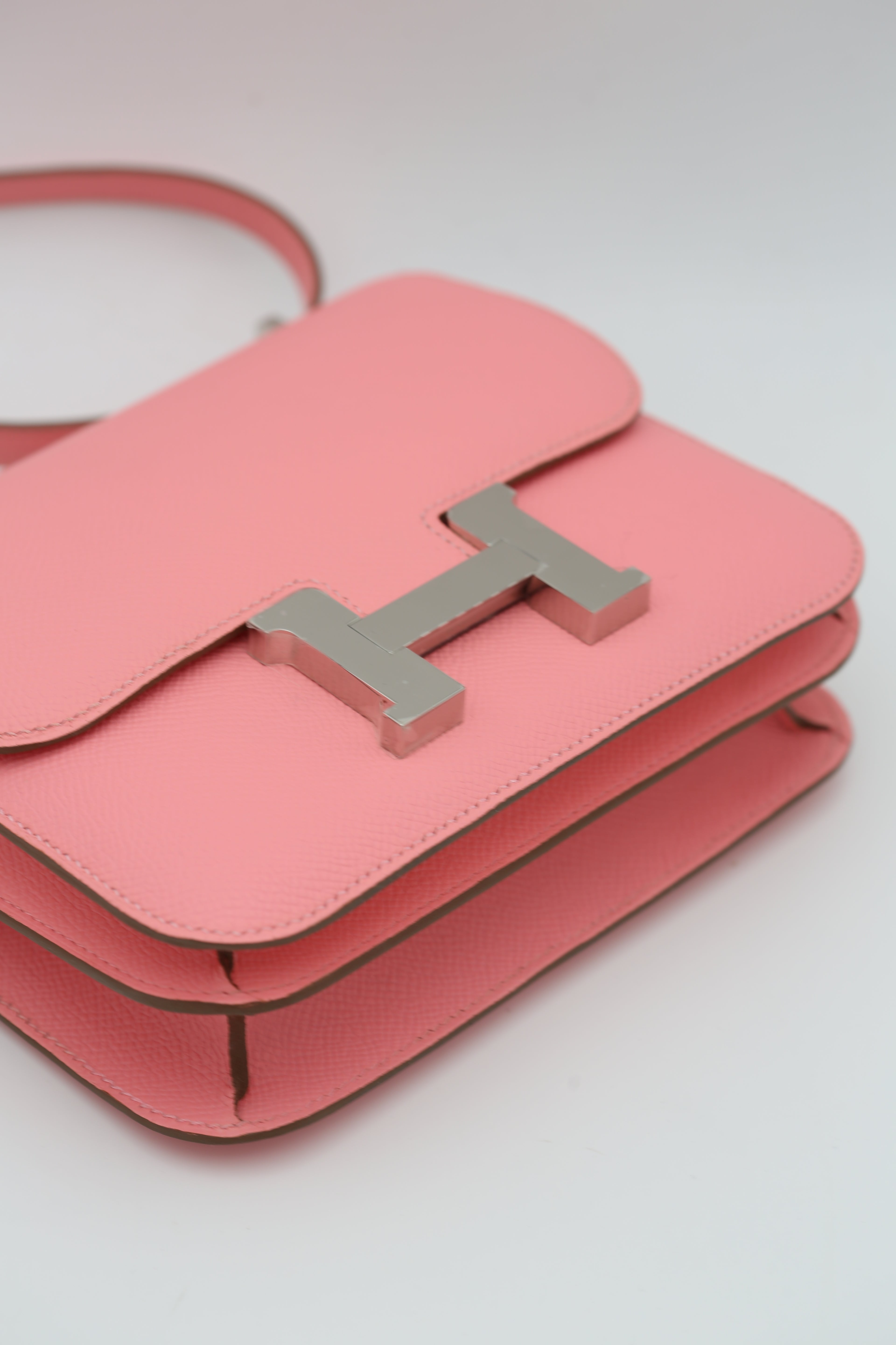 HERMÈS CONSTANCE18 PINK SILVER K STAMP