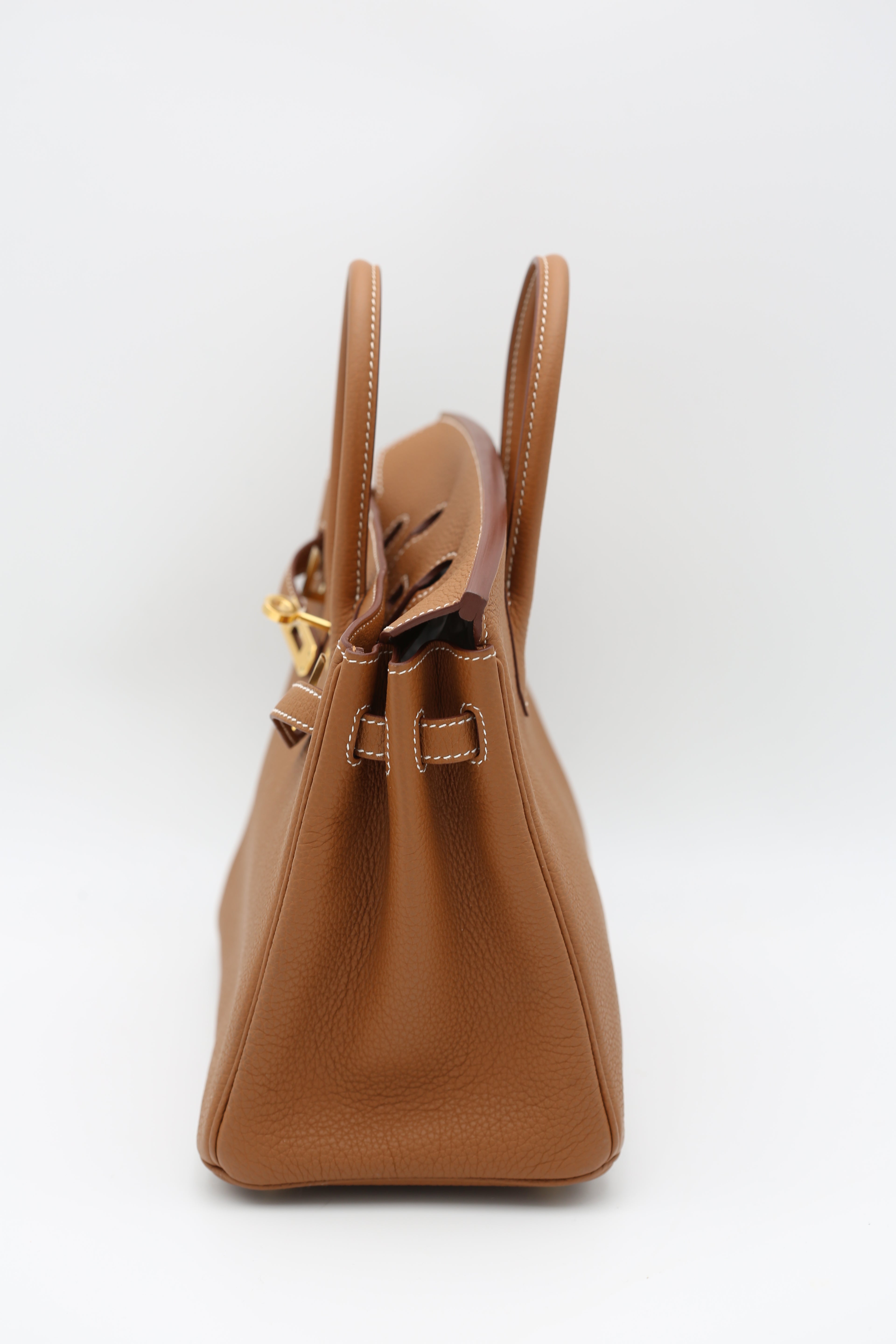 HERMÈS BIRKIN25 GOLD TOGO Z STAMP