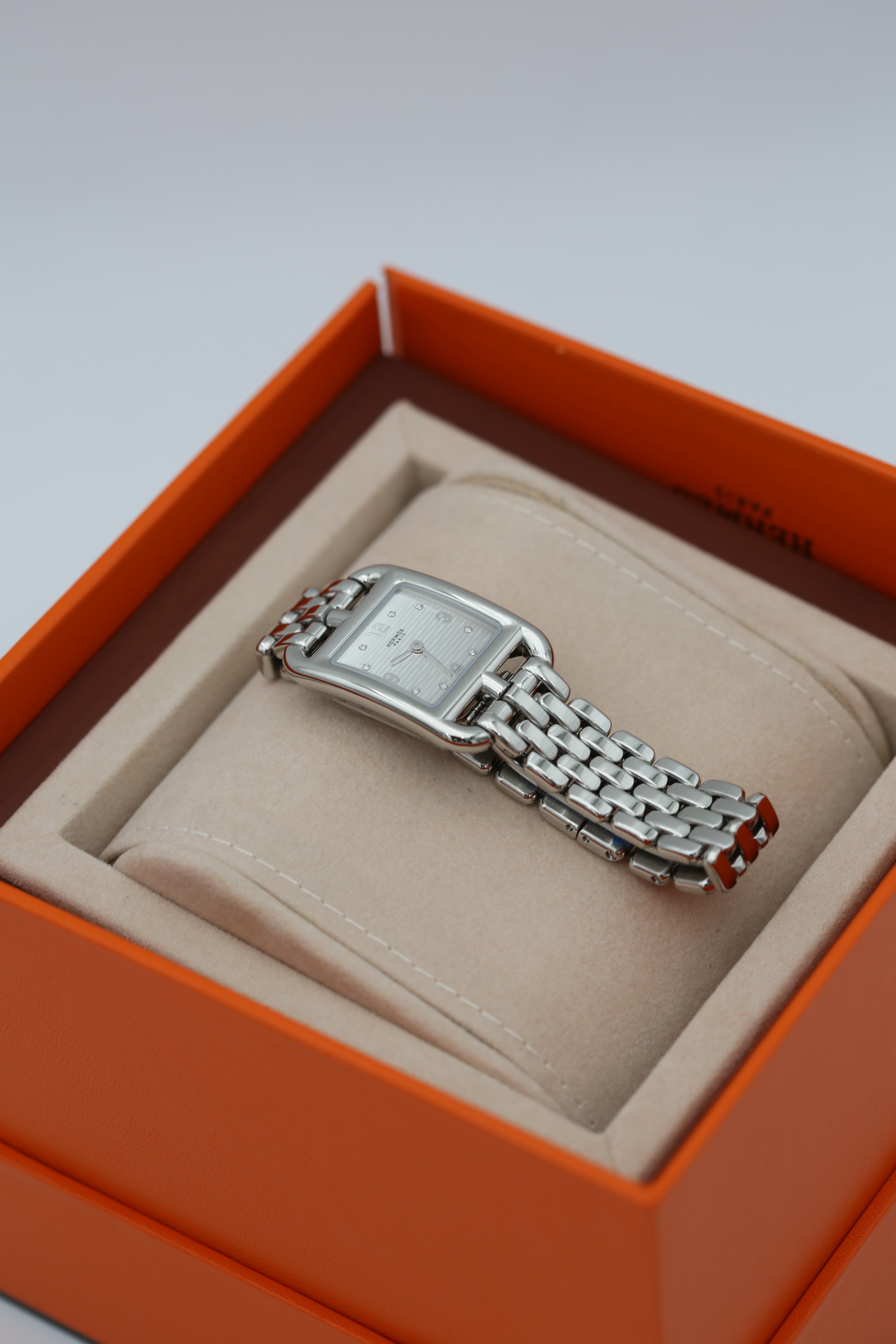 HERMÈS WATCH WHITE GOLD WITH DIAMONDS
