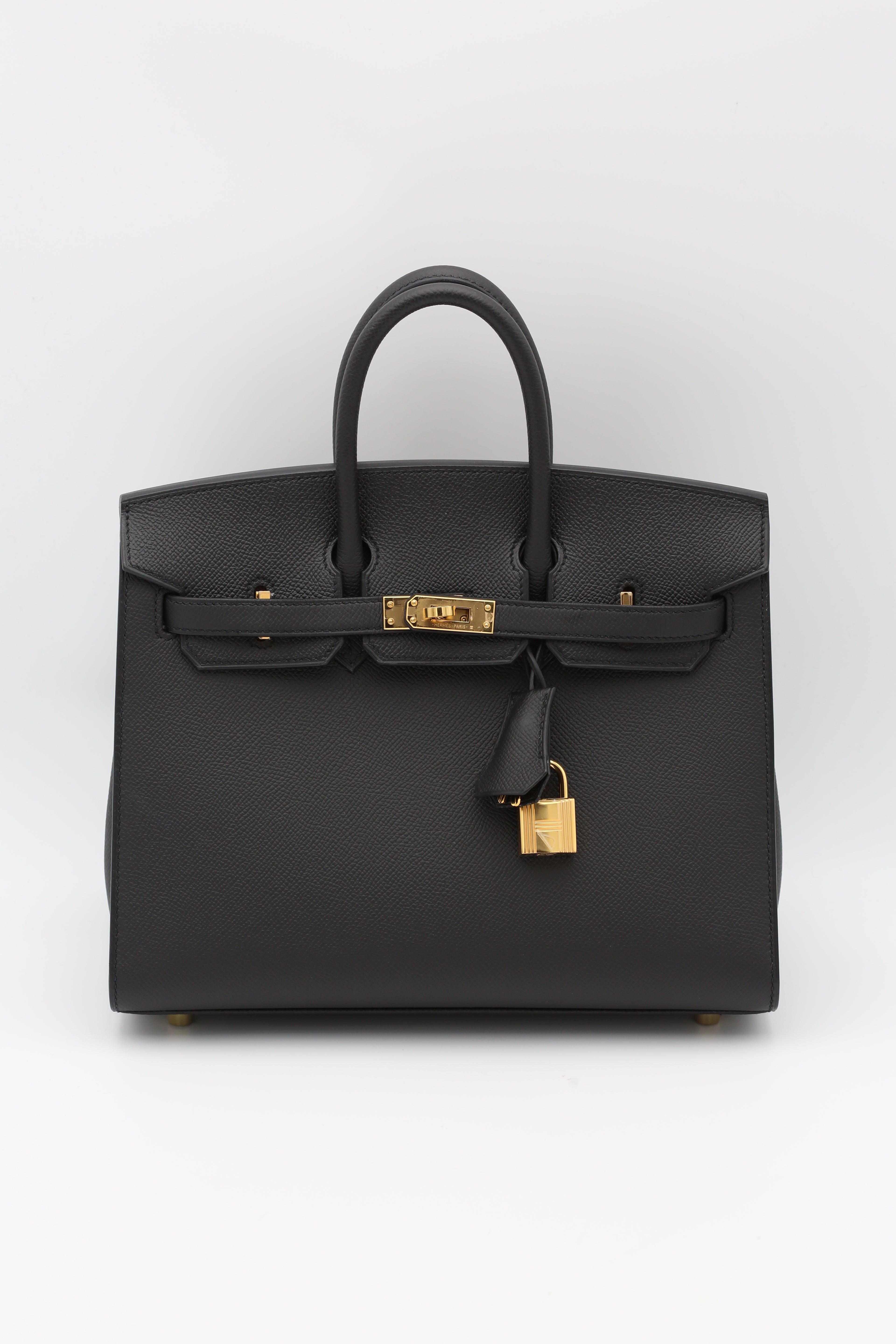 HERMÈS BIRKIN25 BLACK EPSOM GOLD HARDWARE Z STAMP
