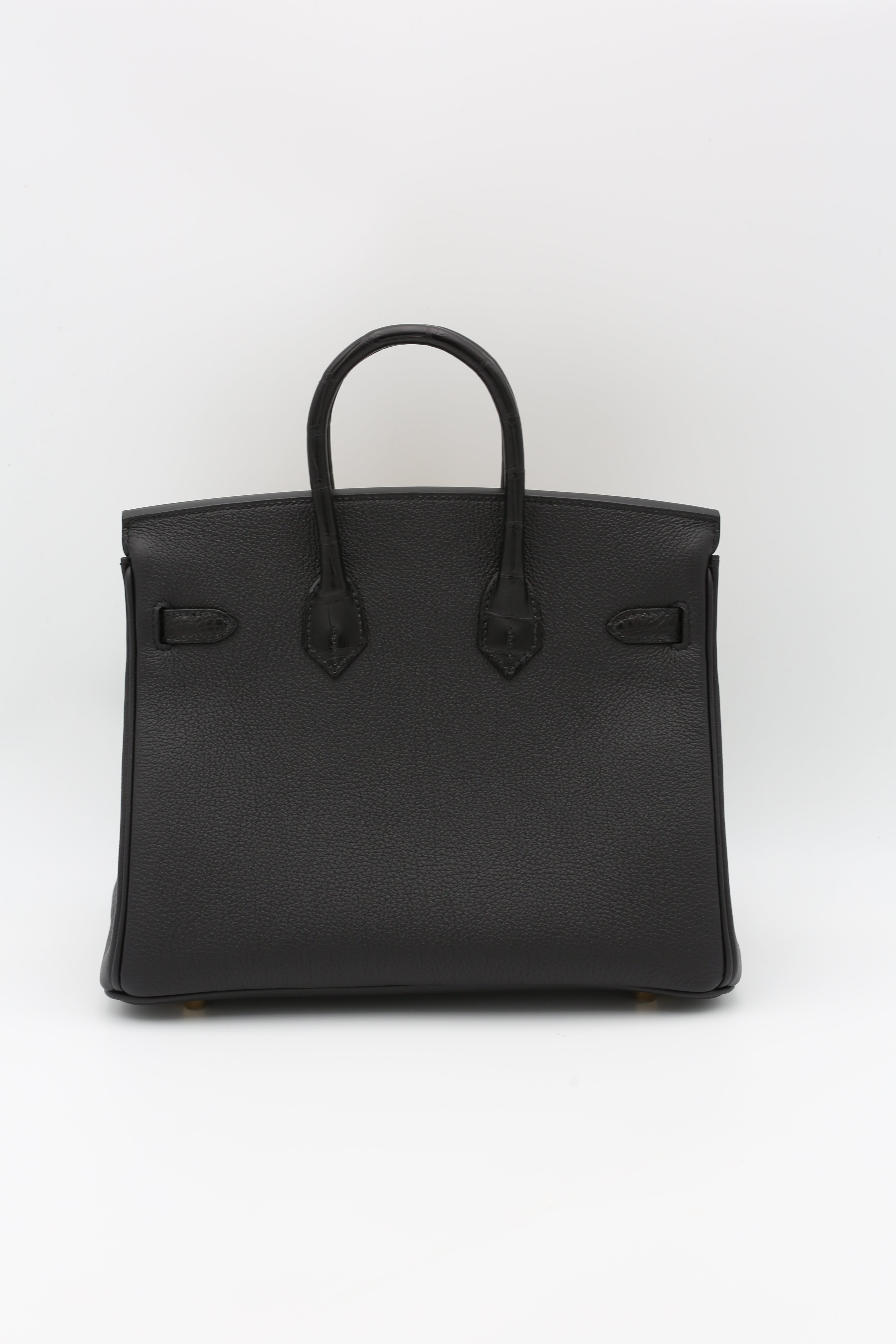 HERMÈS BIRKIN25 BLACK GOLD HARDWARE TOUCH K STAMP