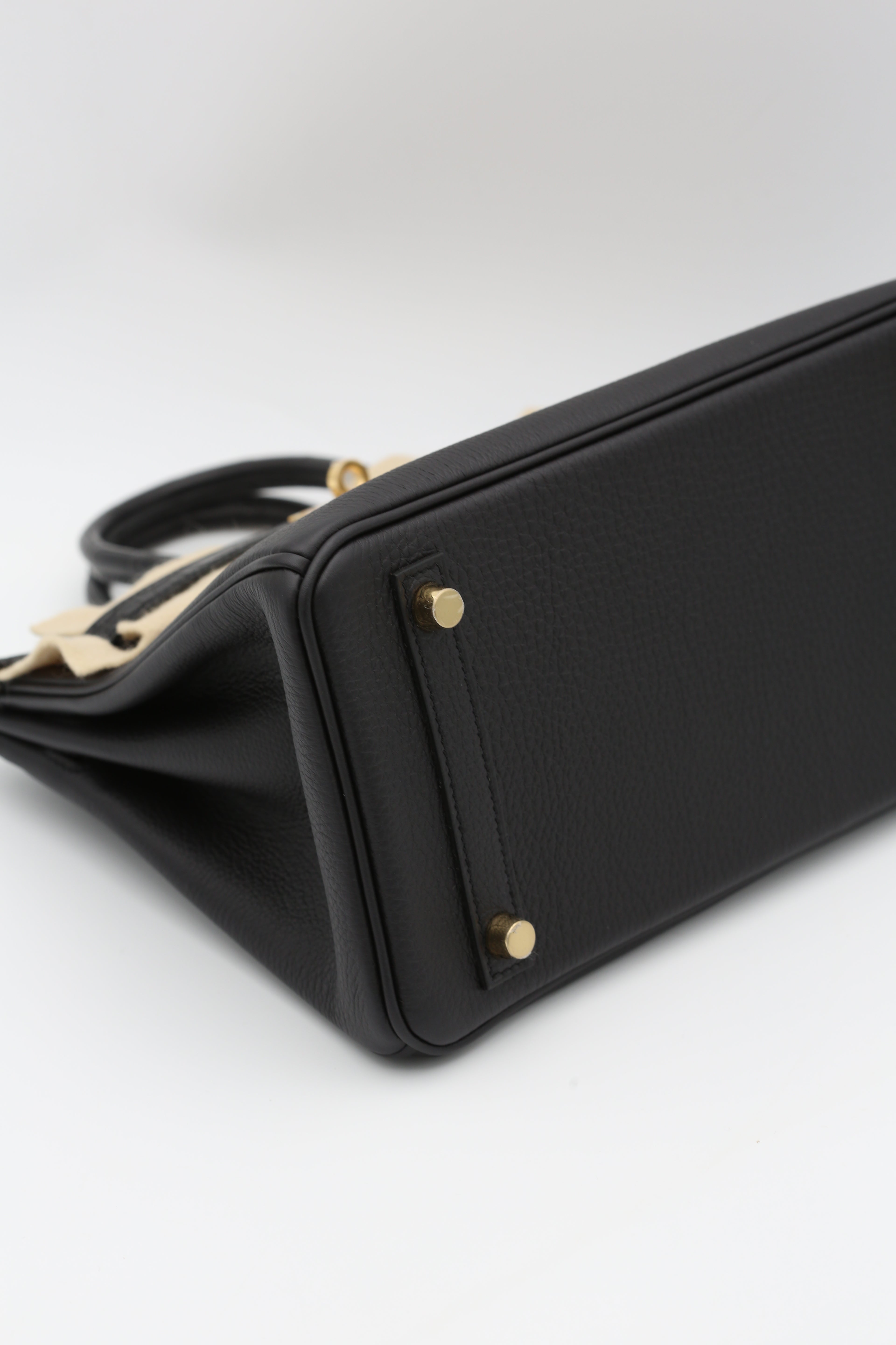 HERMÈS BIRKIN25 BLACK GOLD HARDWARE TOUCH K STAMP