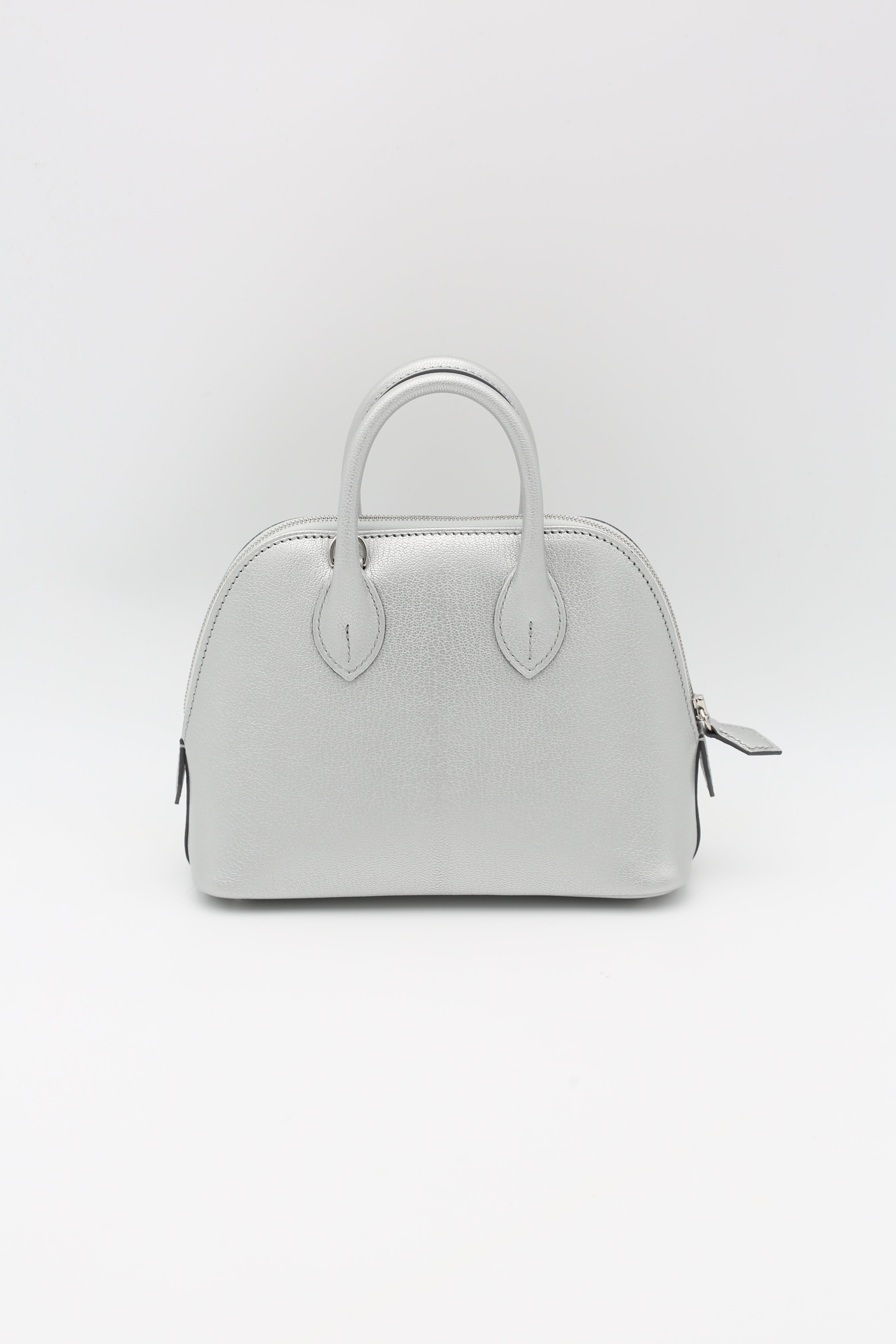 HERMÈS MINI BOLIDE SILVER K STAMP