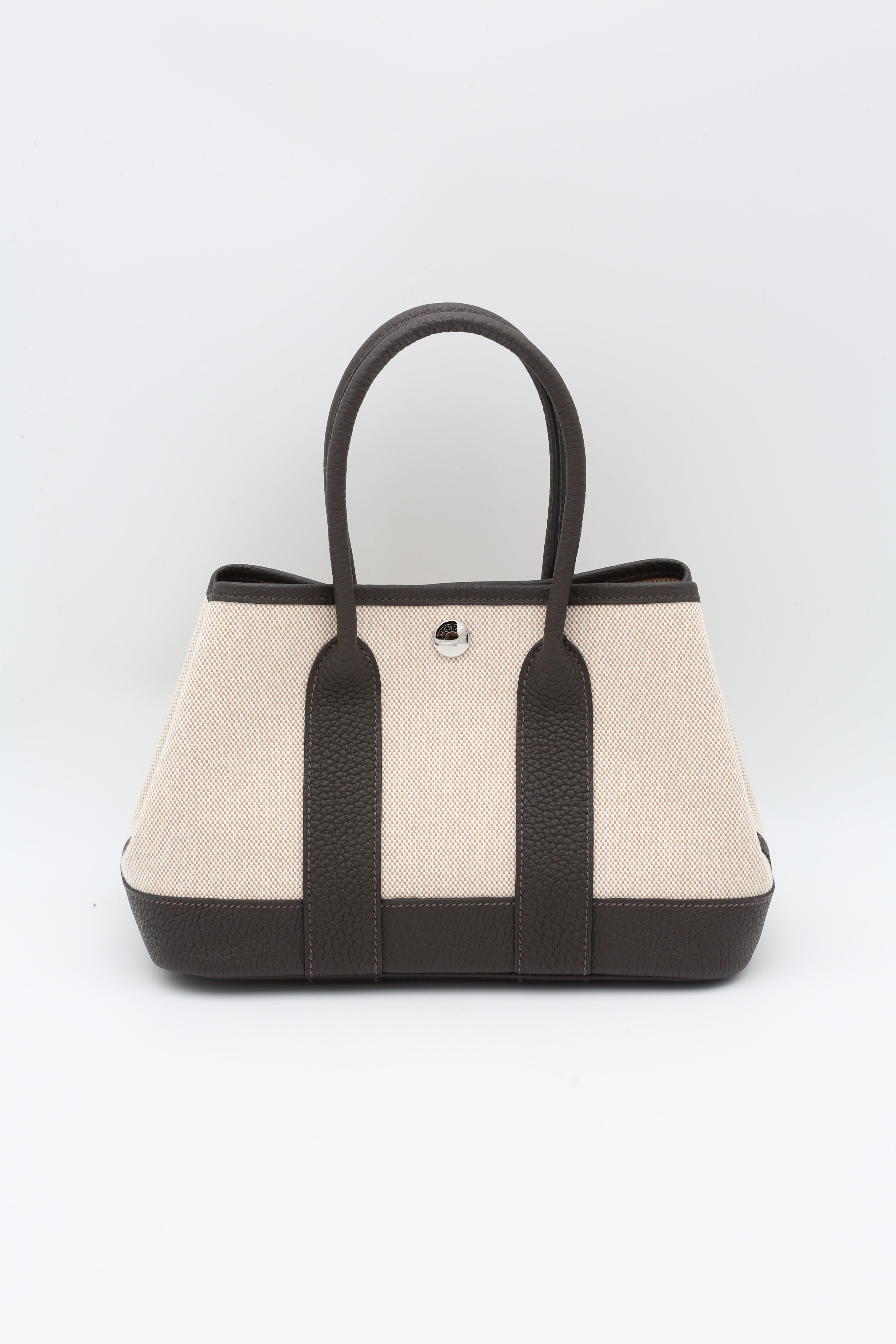 HERMÈS MINI GARDEN PARTY CANVAS W STAMP