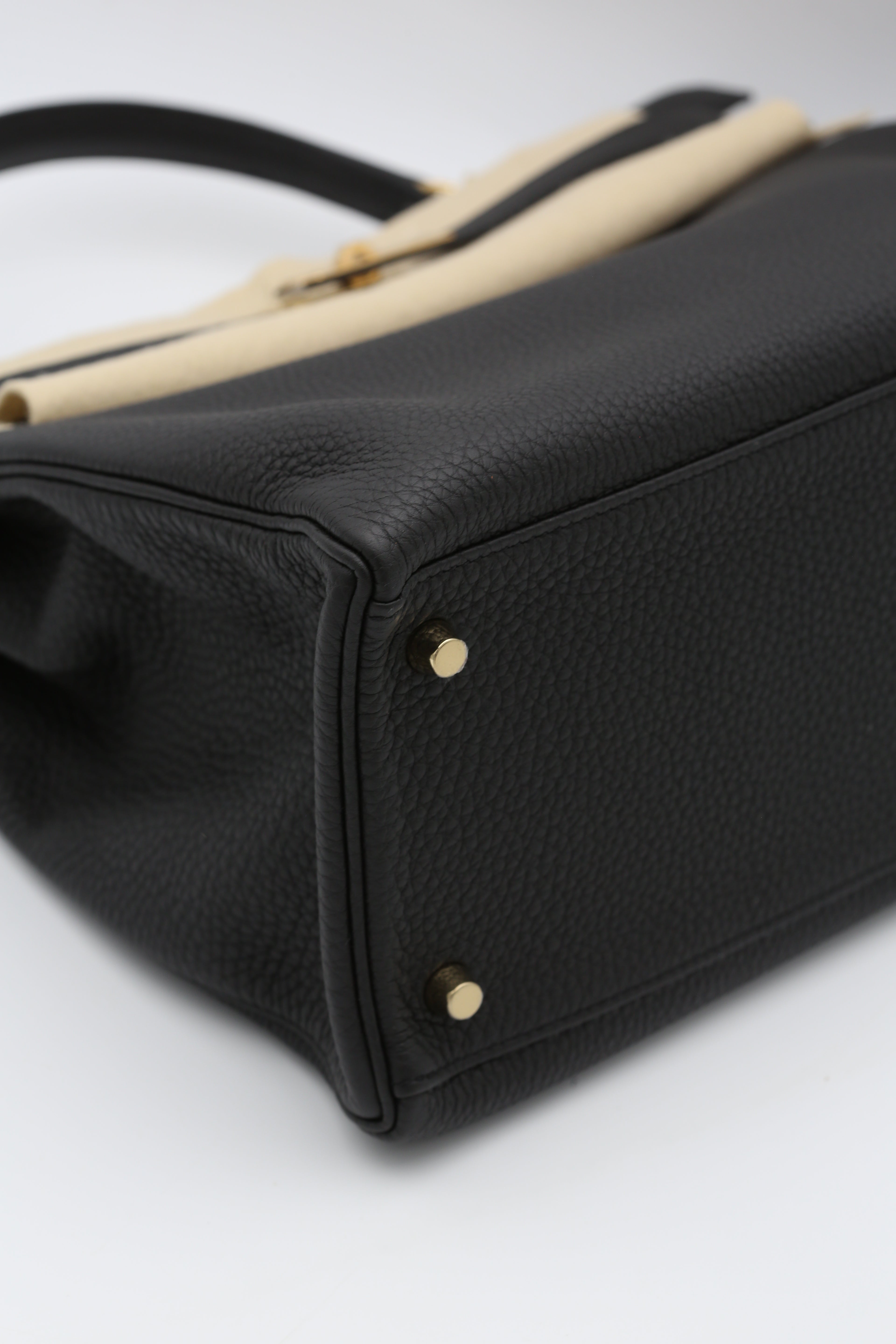 HERMÈS KELLY35 NOIR TOGO GOLD HARDWARE X STAMP