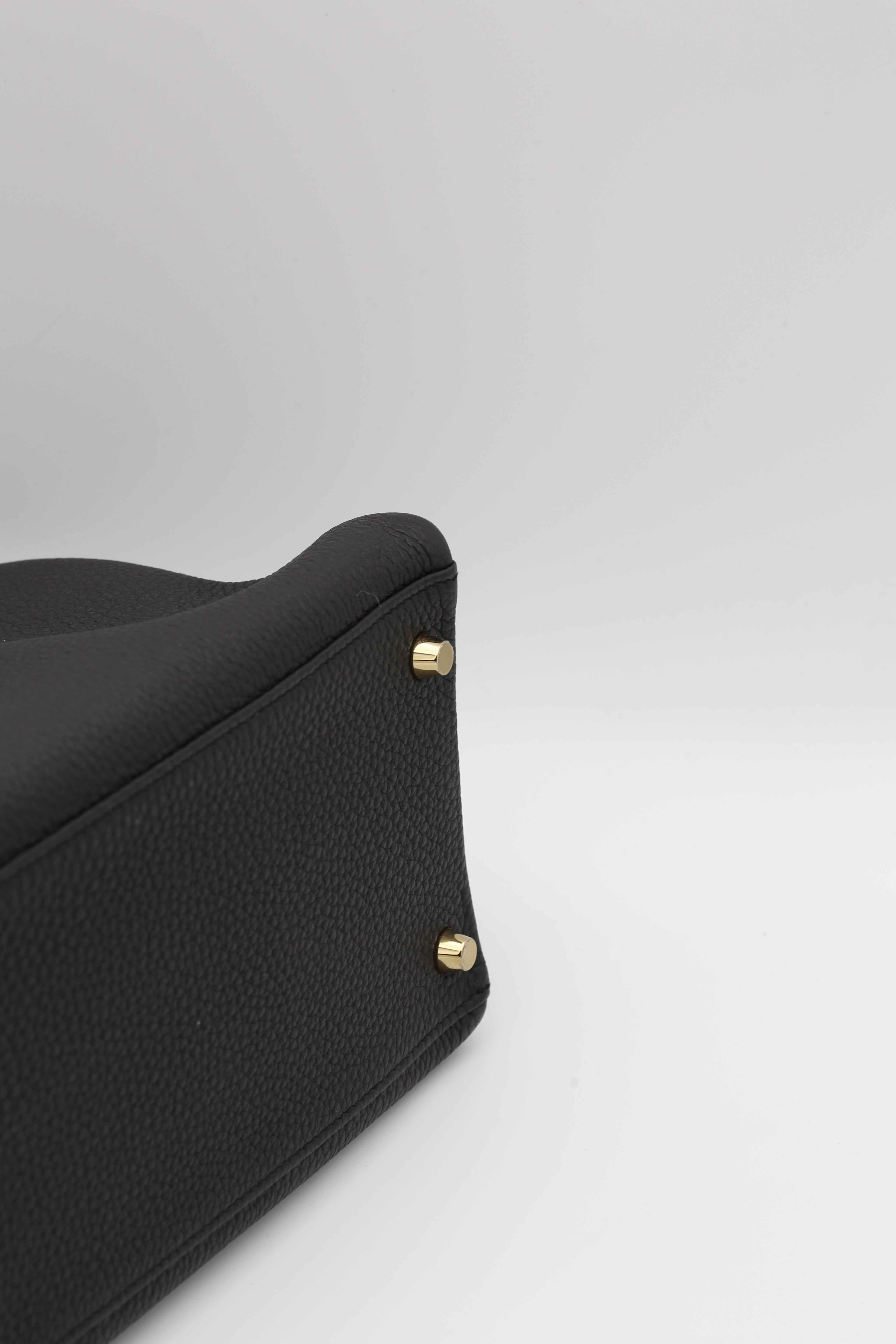 HERMÈS KELLY35 NOIR TOGO GOLD HARDWARE X STAMP