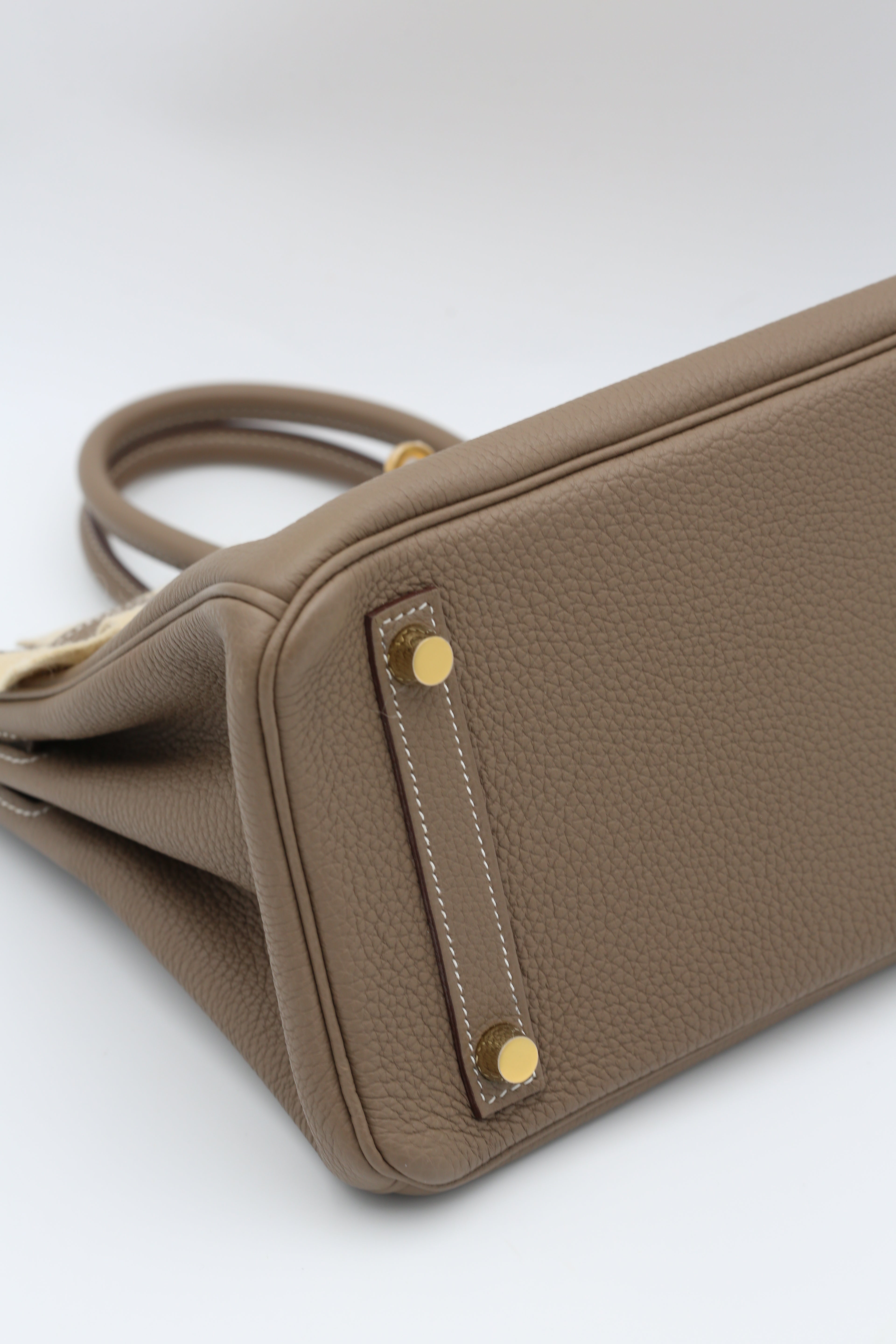 HERMÈS BIRKIN25 ETOUPE TOGO GOLD HARDWARE Z STAMP