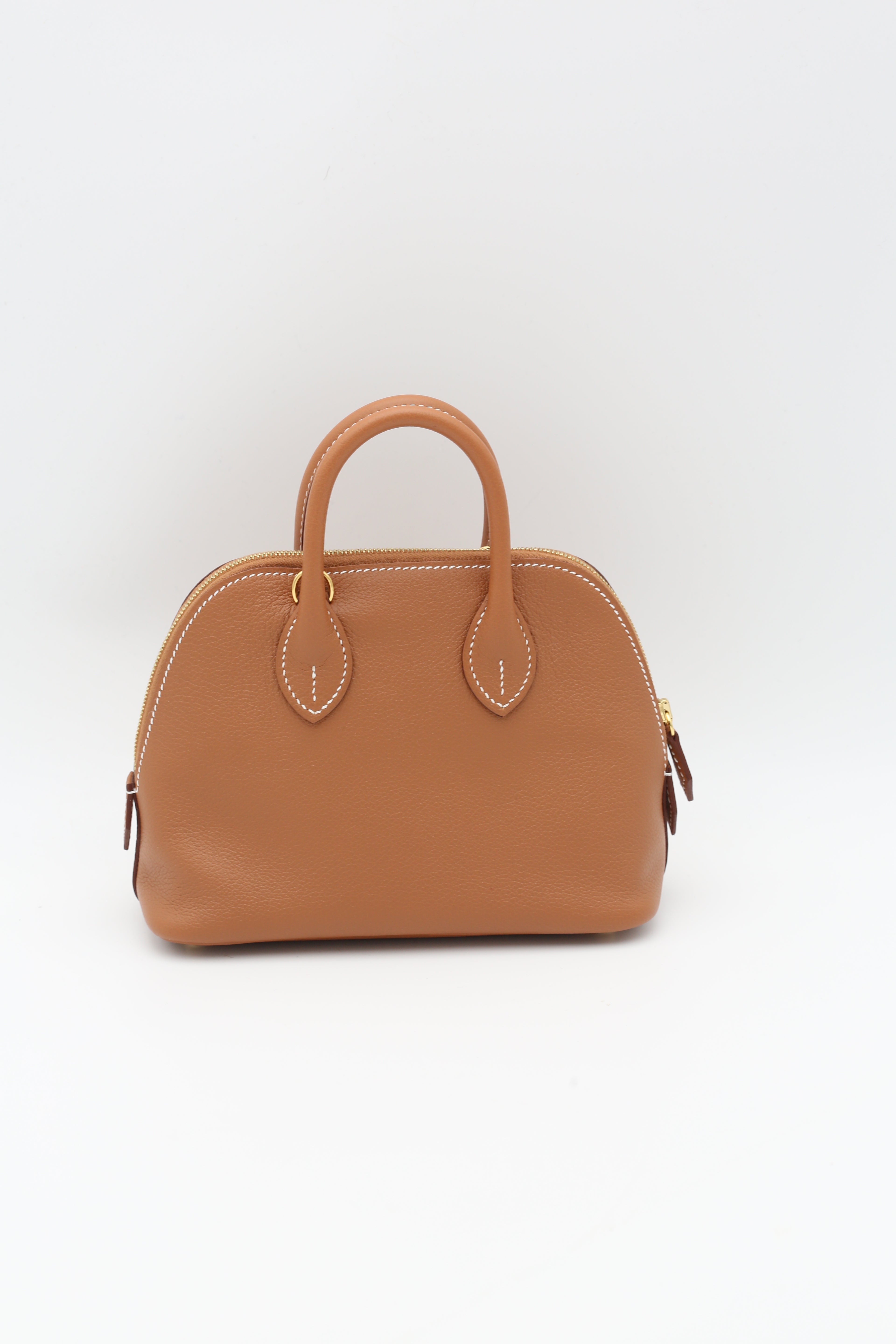 HERMÈS MINI BOLIDE GOLD EVERCOLOR GOLD HARDWARE