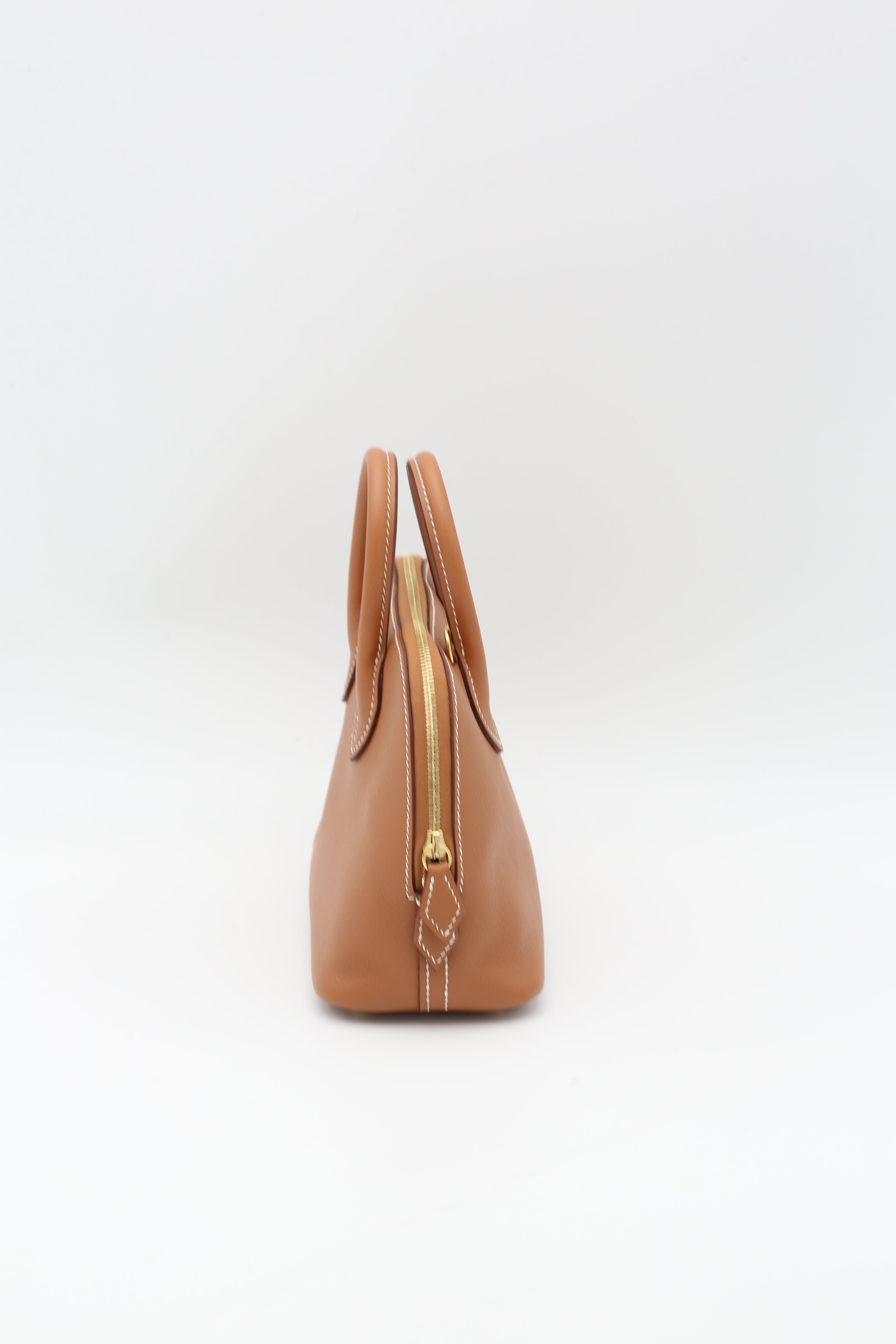 HERMÈS MINI BOLIDE GOLD EVERCOLOR GOLD HARDWARE