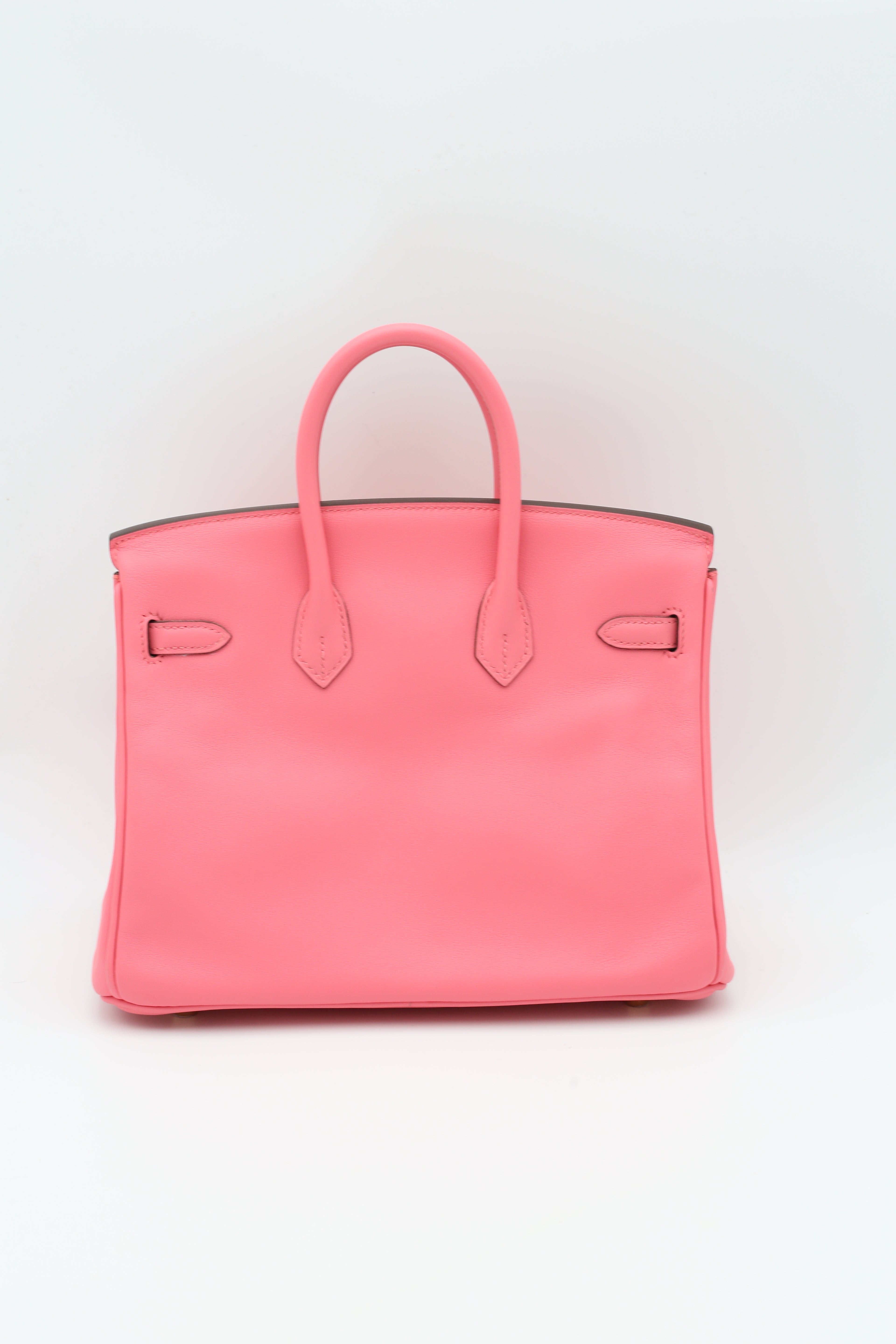 HERMÈS BIRKIN25 ROSE LIPSTICK SWIFT GOLD HARDWARE A STAMP